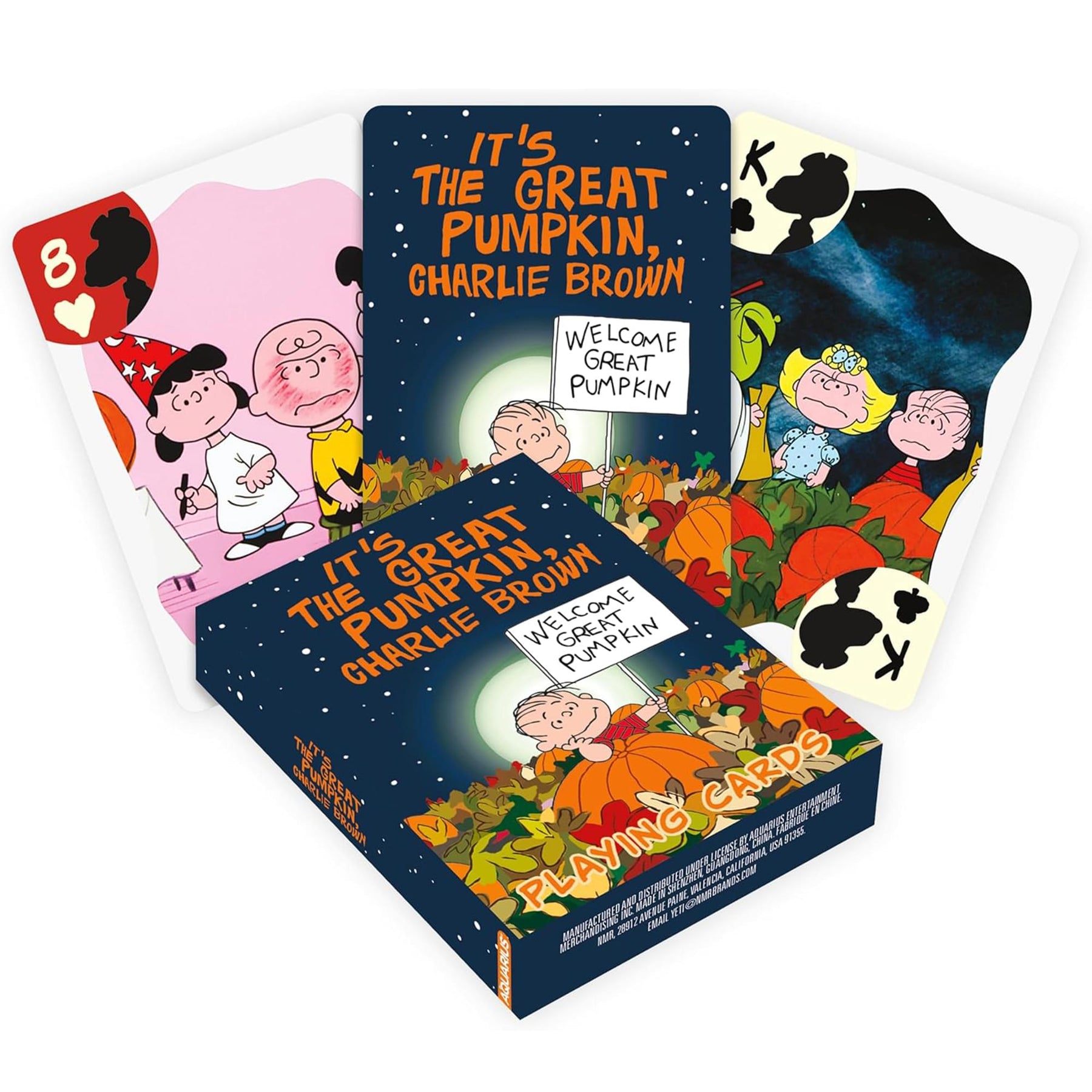 Peanuts It's The Great Pumpkin Charlie Brown Playing Cards