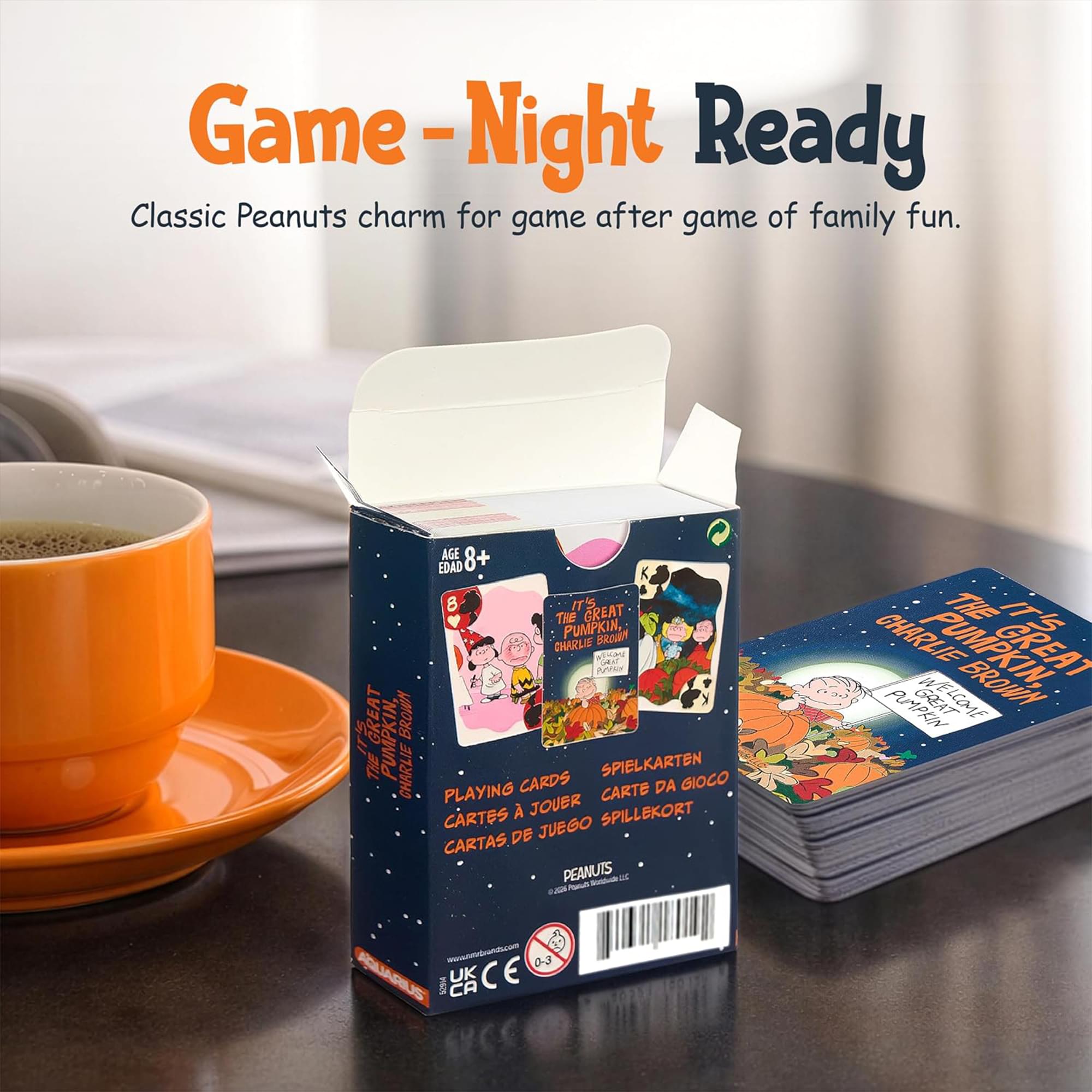 Peanuts It's The Great Pumpkin Charlie Brown Playing Cards