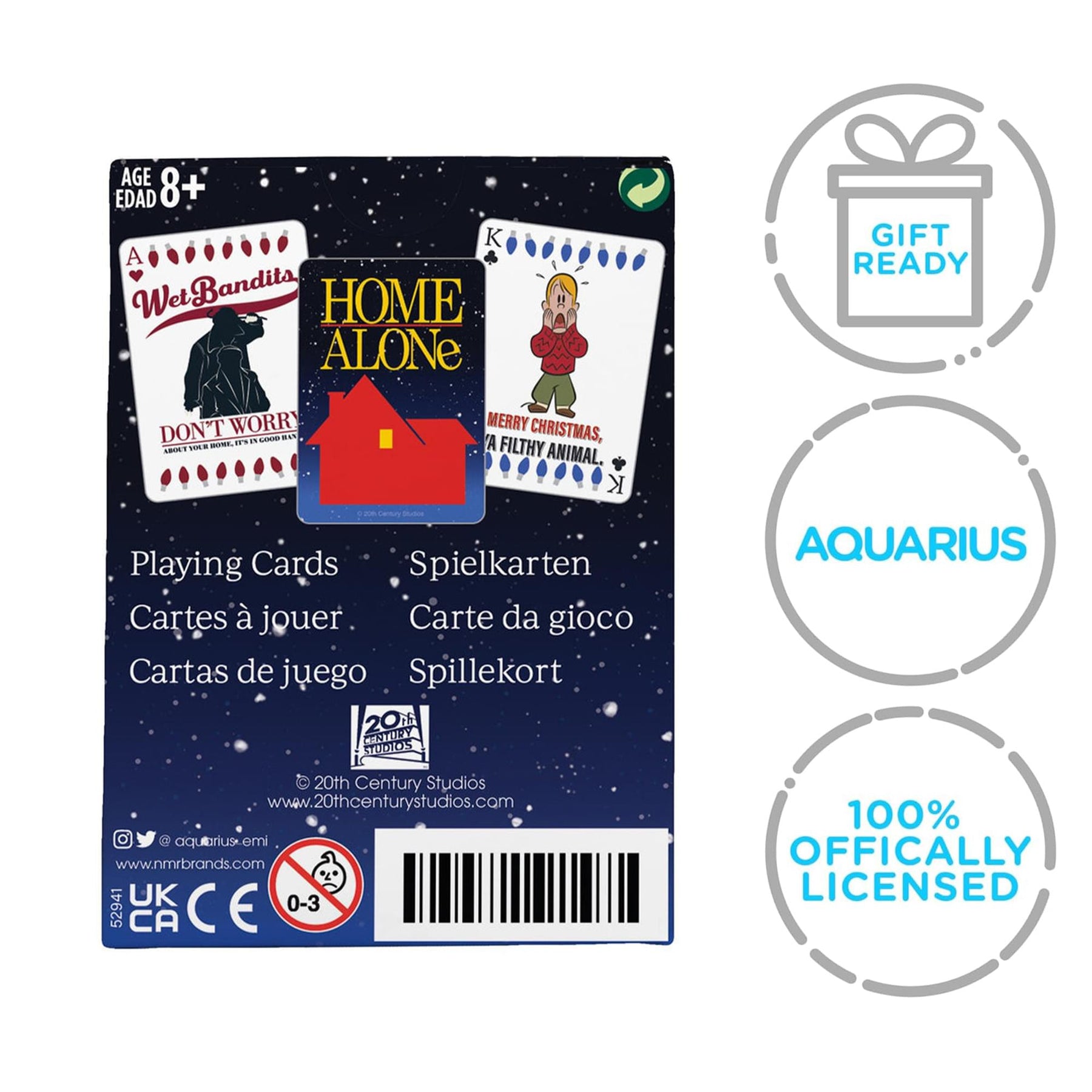 Home Alone Illustrated Playing Cards