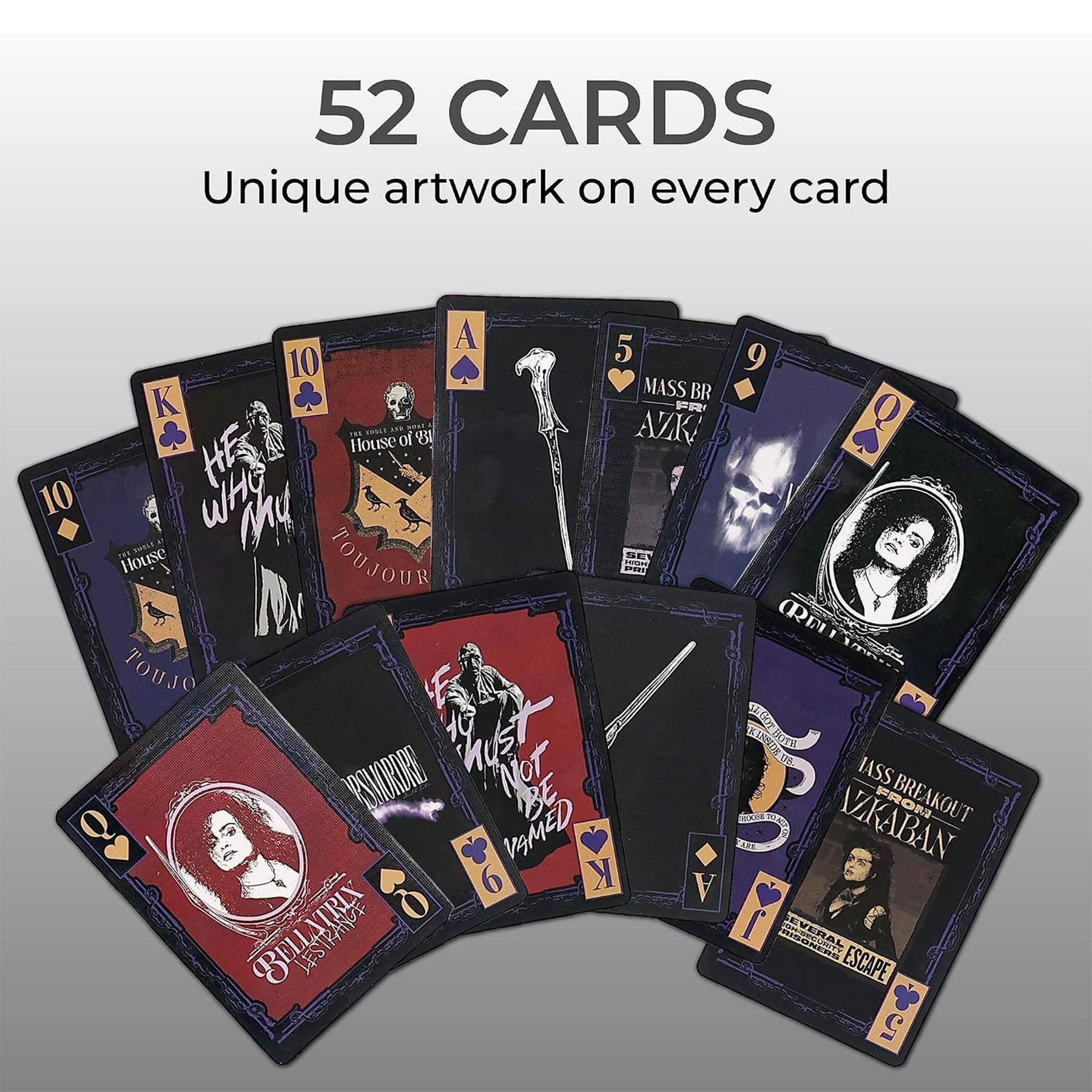 Harry Potter Dark Arts Playing Cards | Standard Deck