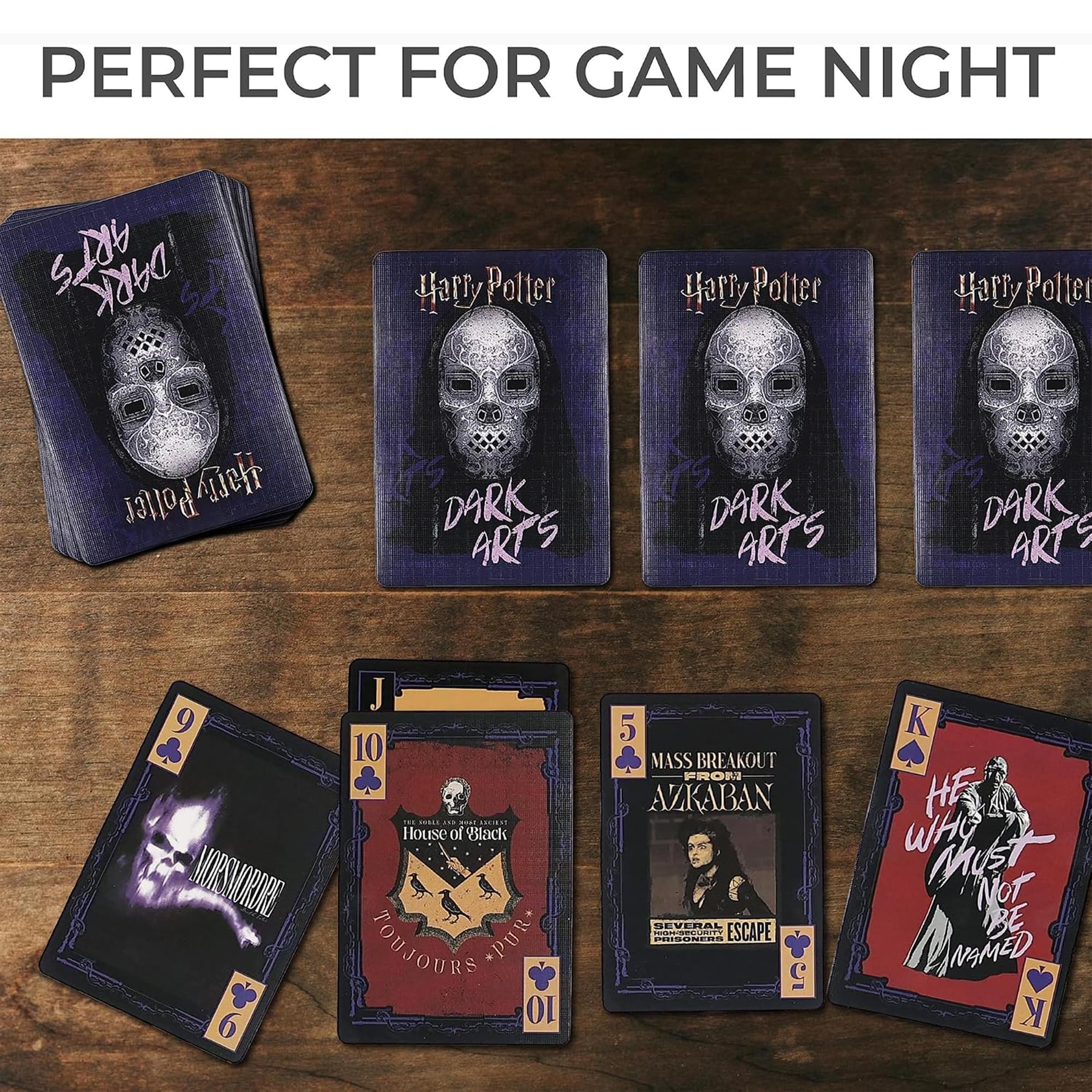 Harry Potter Dark Arts Playing Cards | Standard Deck