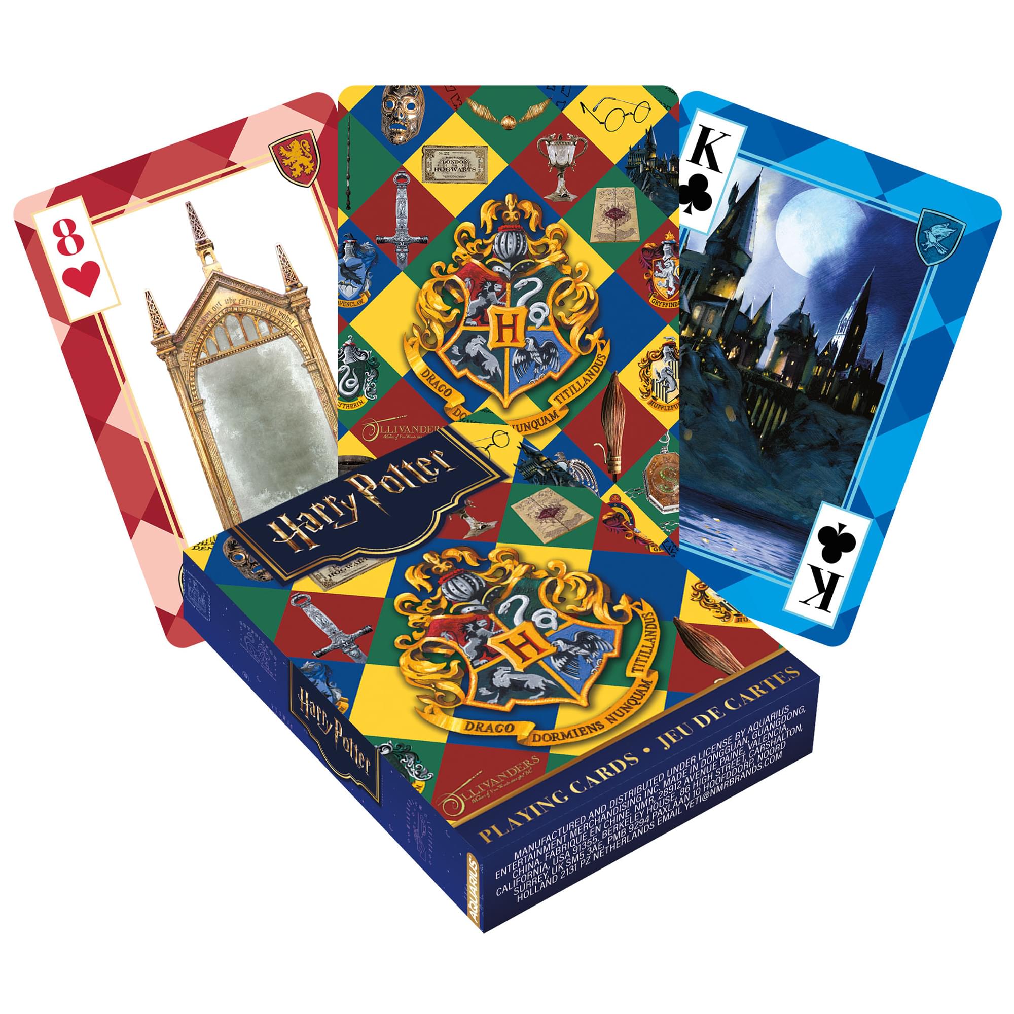 Harry Potter 25th Anniversary Hogwarts Crest Playing Cards | Standard Deck