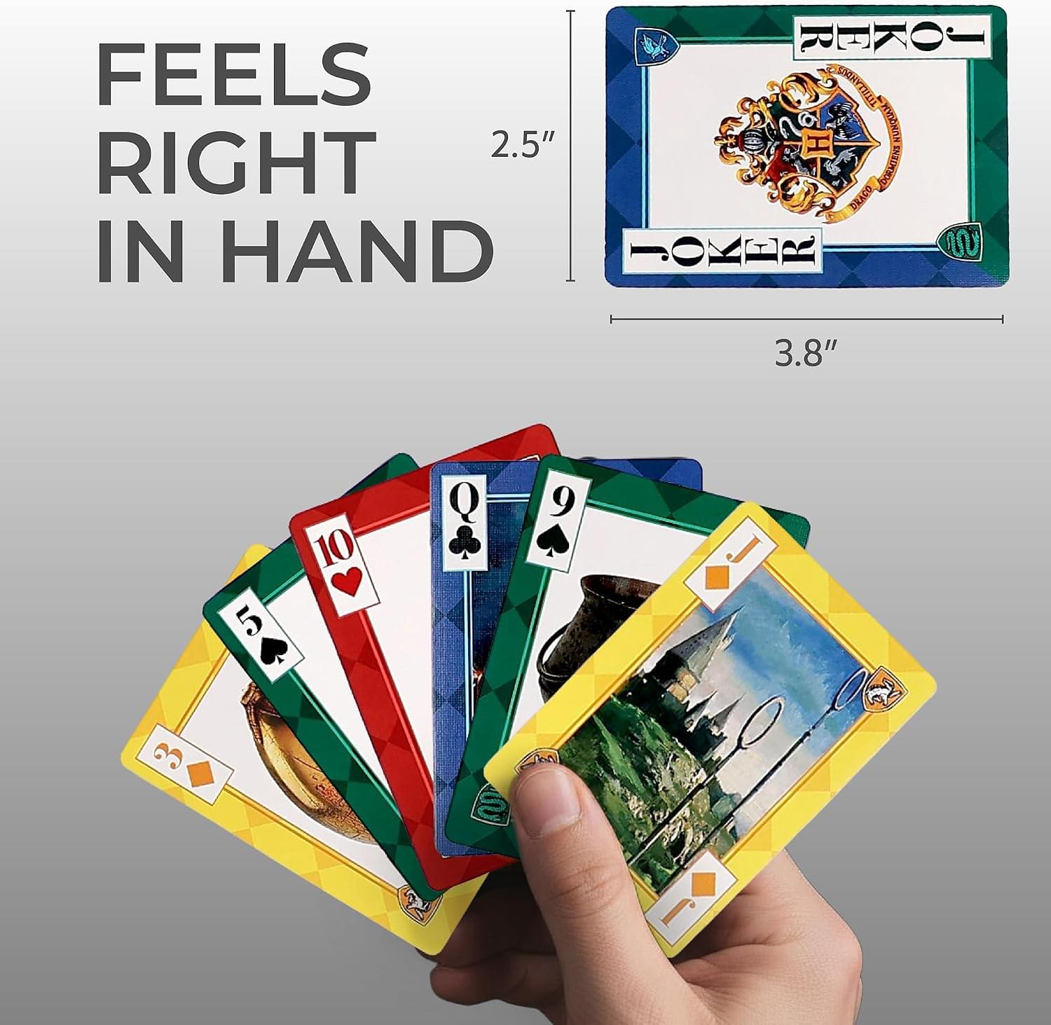 Harry Potter 25th Anniversary Hogwarts Crest Playing Cards | Standard Deck