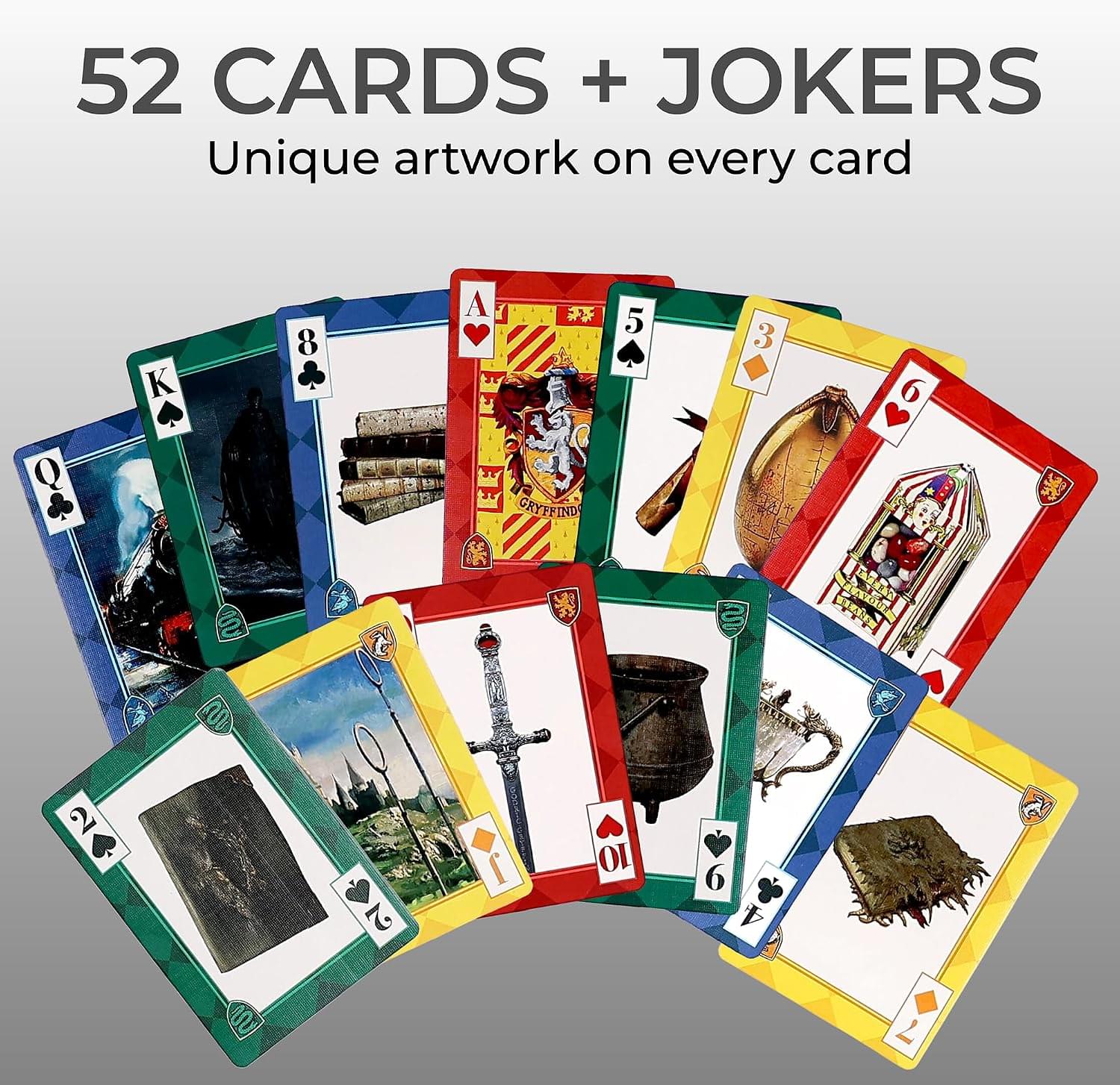 Harry Potter 25th Anniversary Hogwarts Crest Playing Cards | Standard Deck