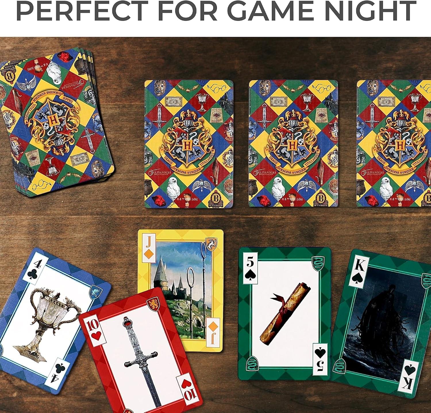 Harry Potter 25th Anniversary Hogwarts Crest Playing Cards | Standard Deck