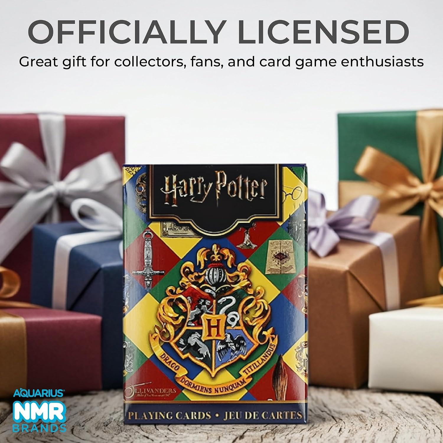 Harry Potter 25th Anniversary Hogwarts Crest Playing Cards | Standard Deck