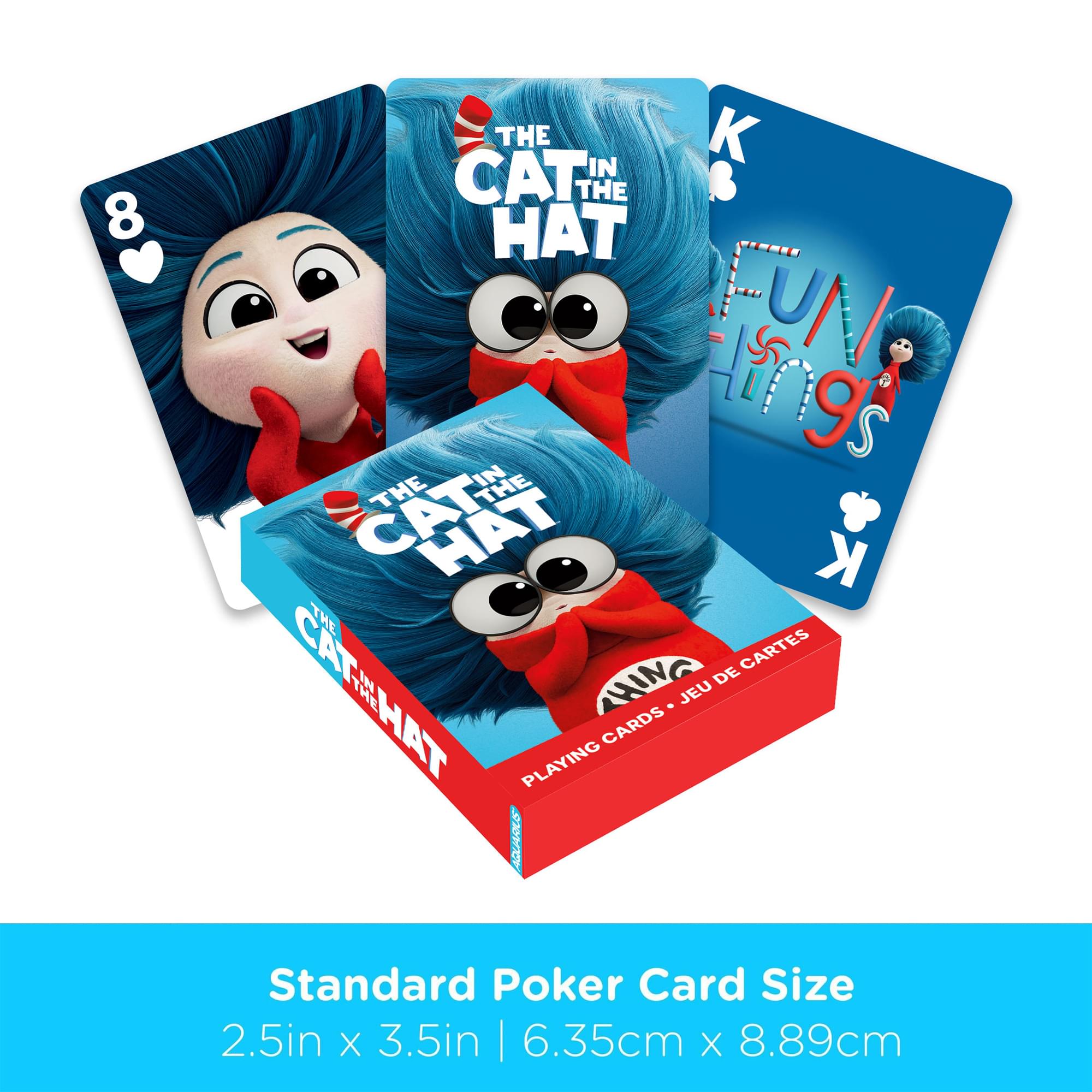 Dr. Seuss The Cat In The Hat Playing Cards | Standard Deck