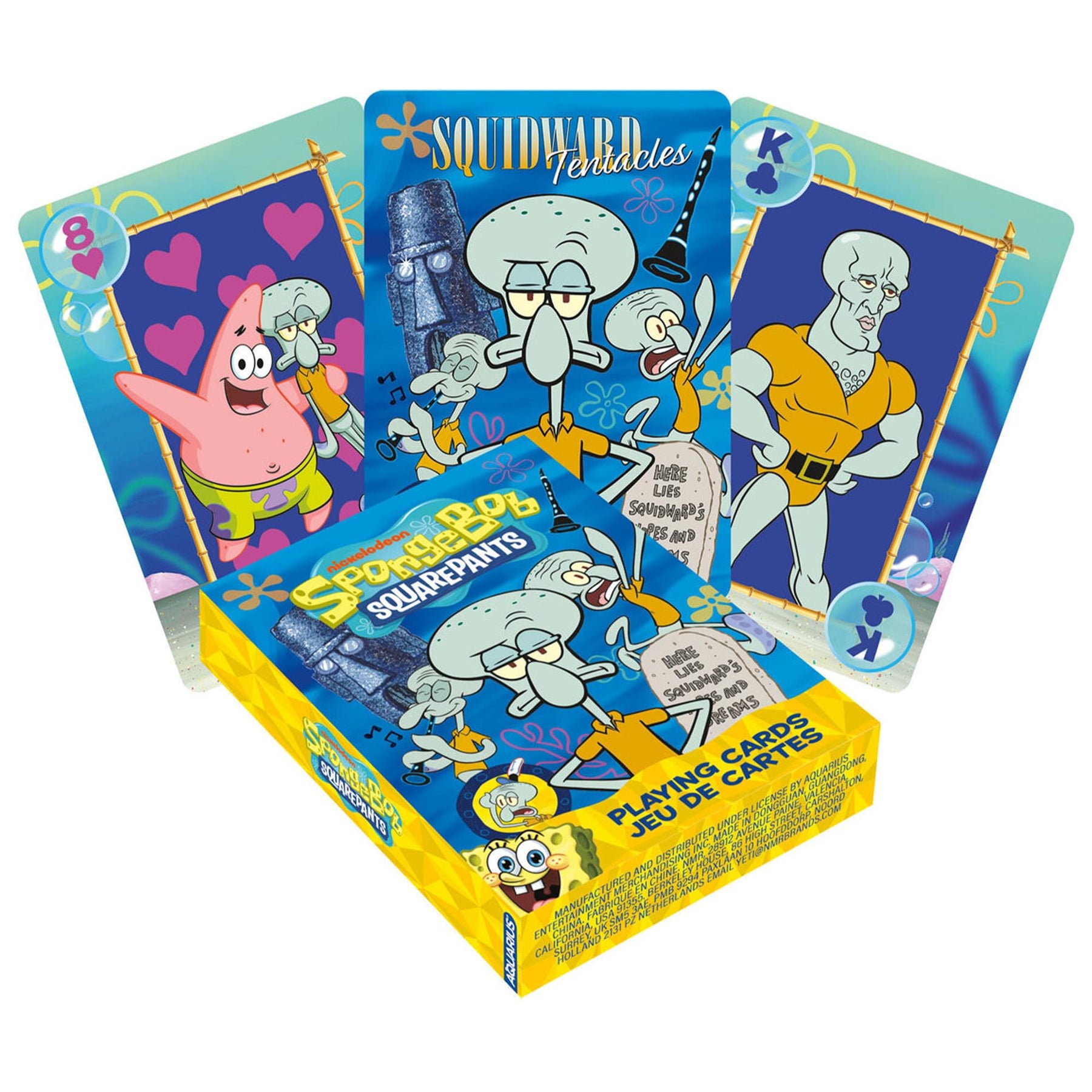 SpongeBob SquarePants Squidward Playing Cards | 52 Card Deck