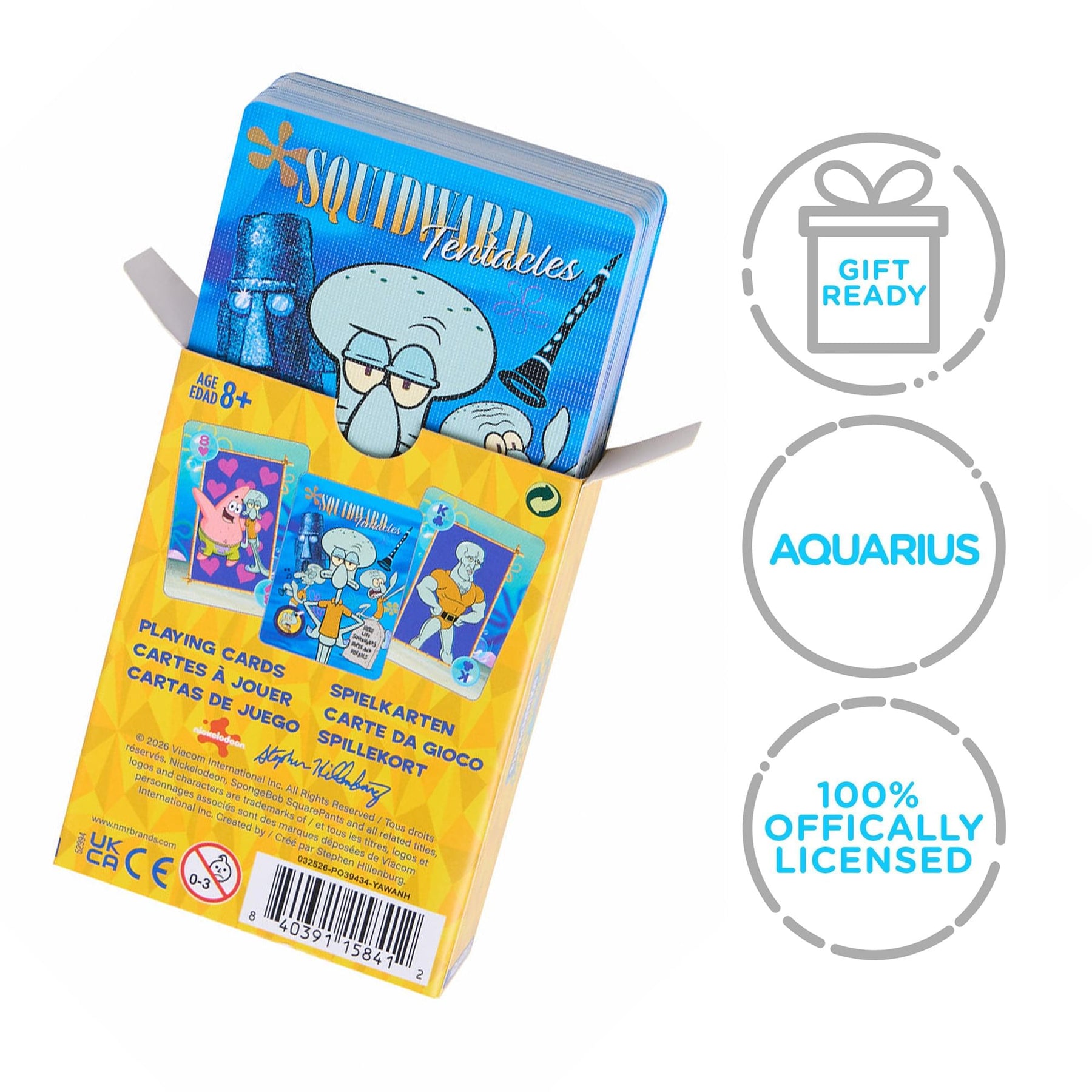 SpongeBob SquarePants Squidward Playing Cards | 52 Card Deck