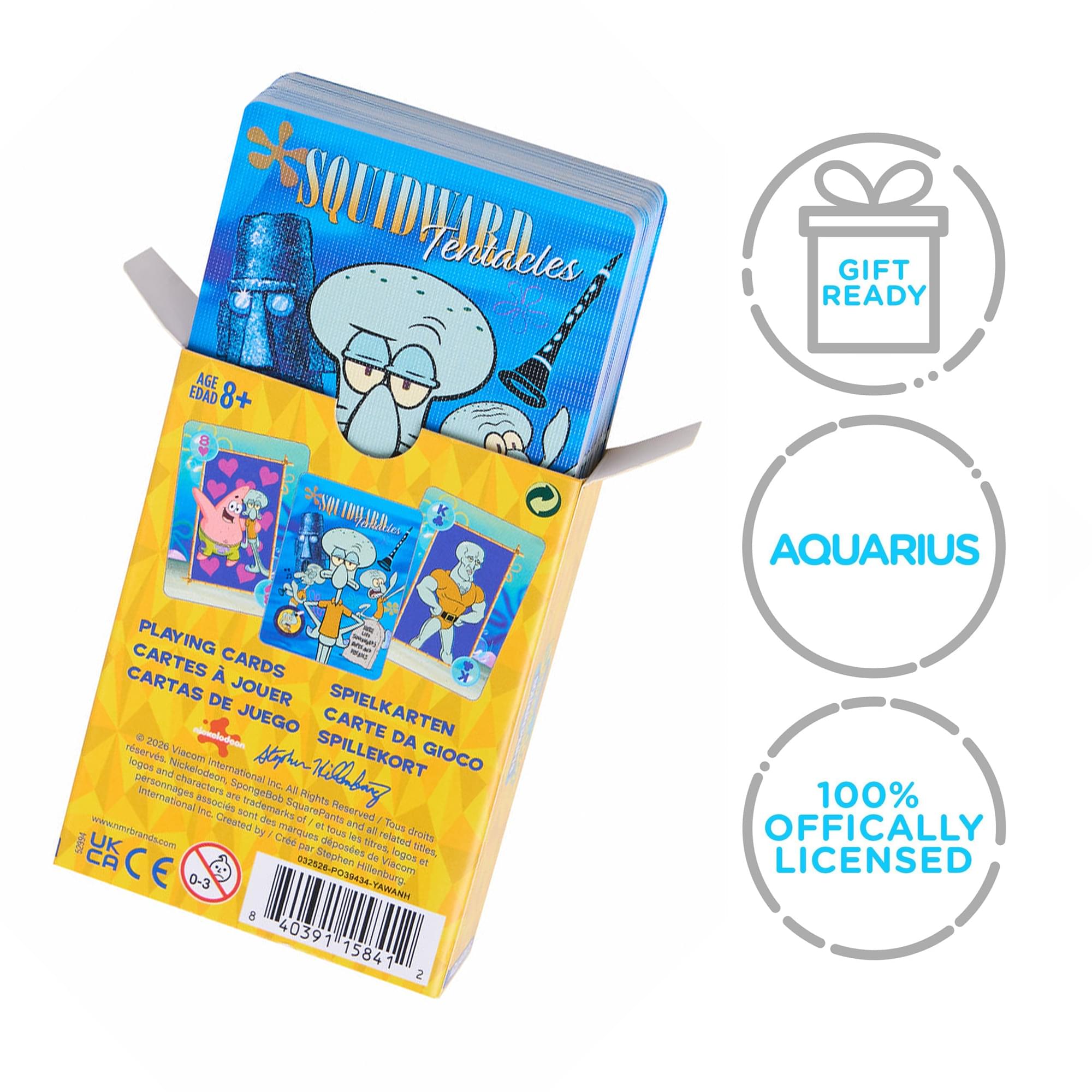 SpongeBob SquarePants Squidward Playing Cards | 52 Card Deck