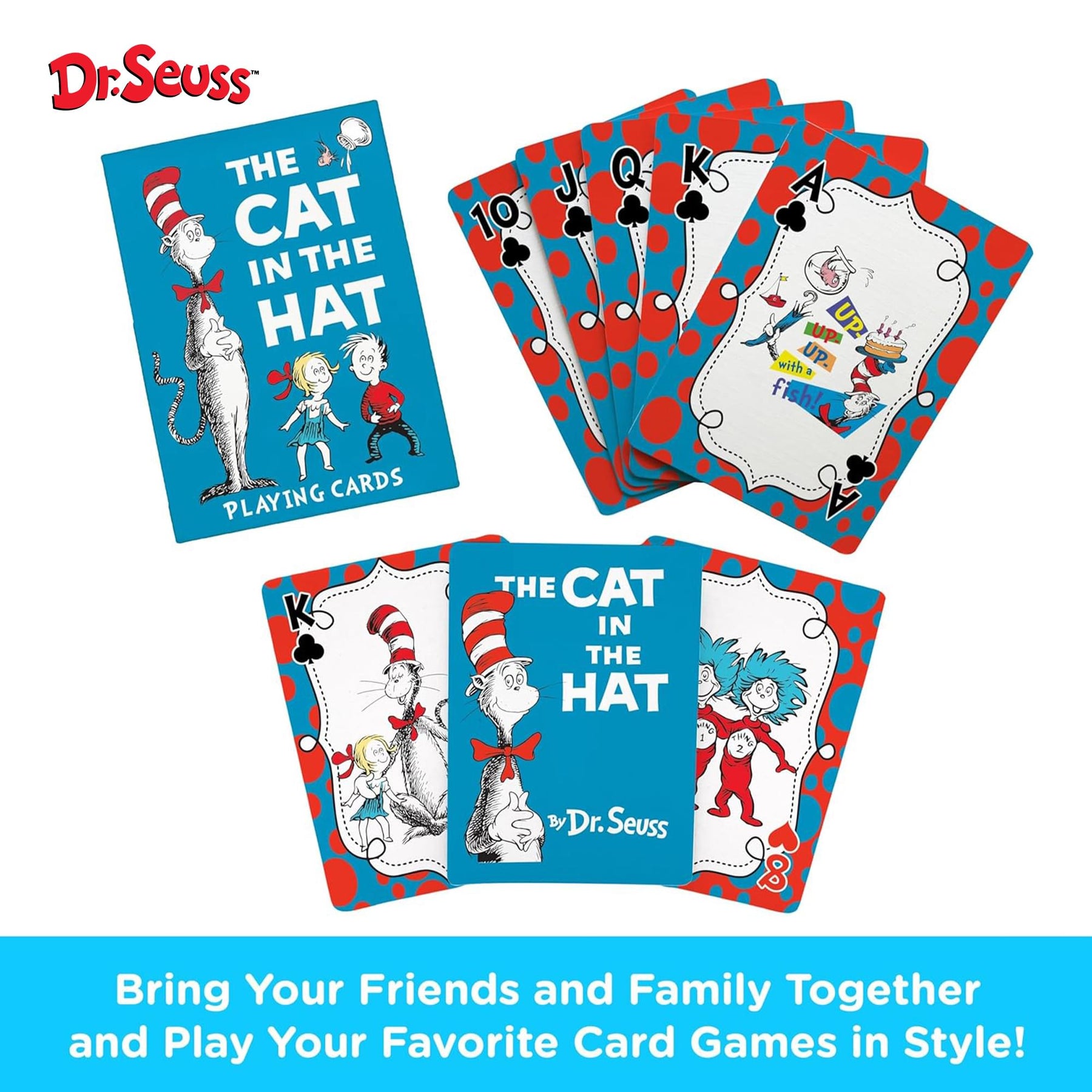Dr. Seuss The Cat In The Hat Premium Playing Cards