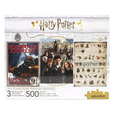 Harry Potter 500 Piece Jigsaw Puzzle | Set of 3