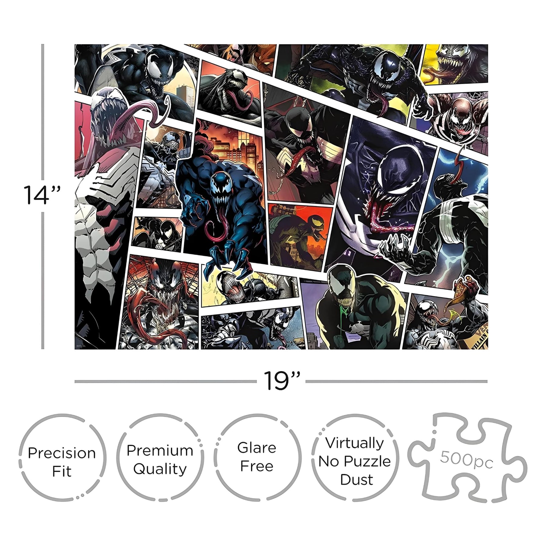Marvel Venom Panels 500 Piece Jigsaw Puzzle