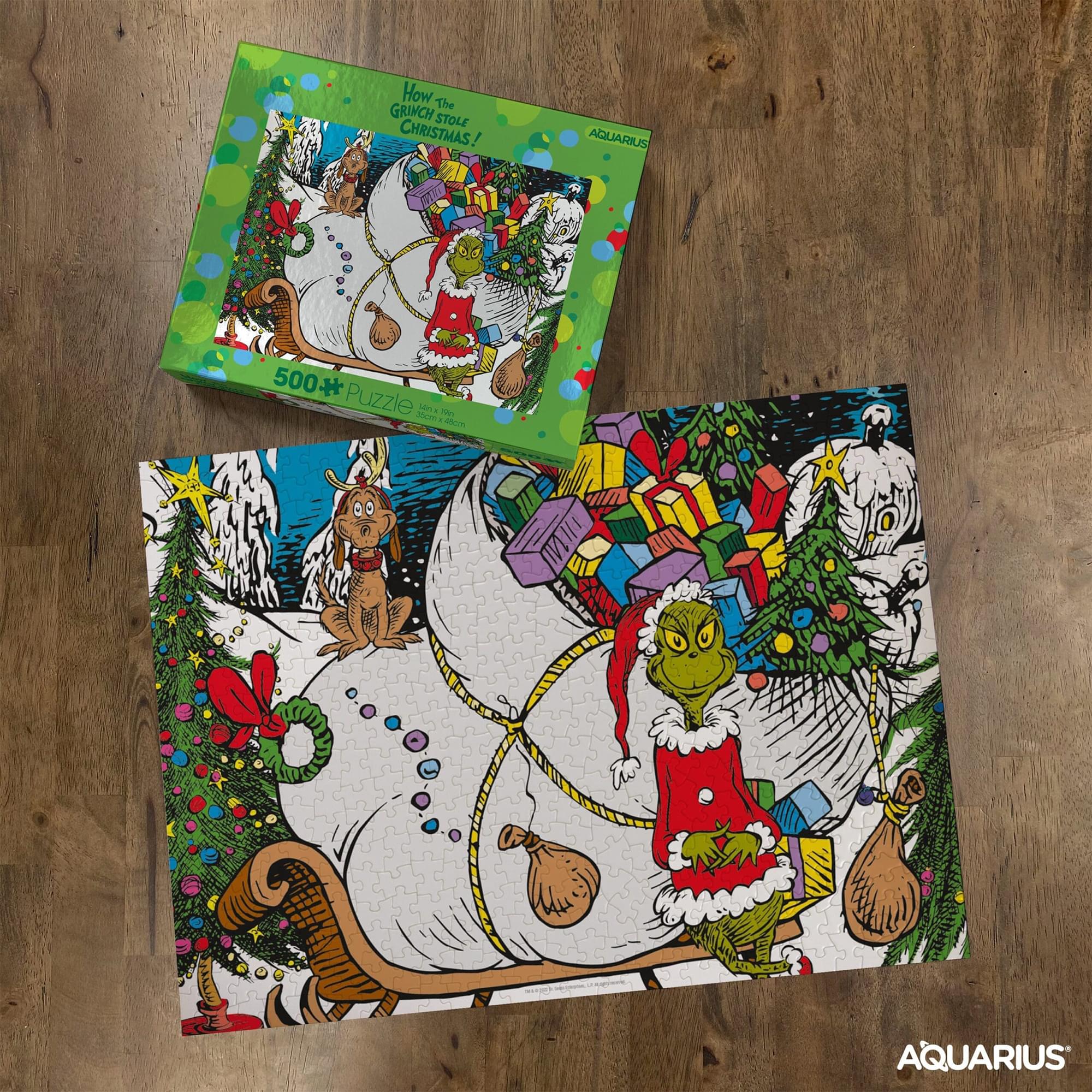 Dr. Seuss Grinch Christmas 500 Piece Jigsaw Puzzle