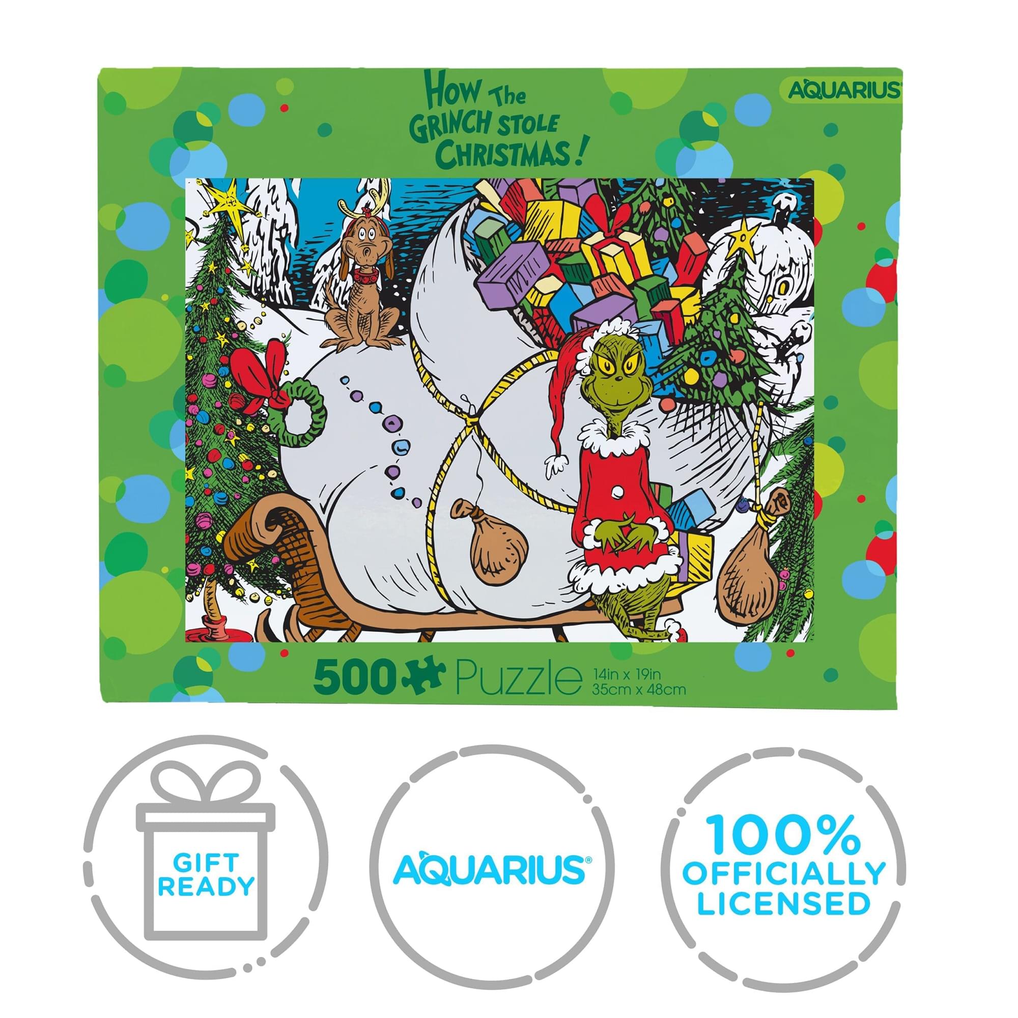 Dr. Seuss Grinch Christmas 500 Piece Jigsaw Puzzle