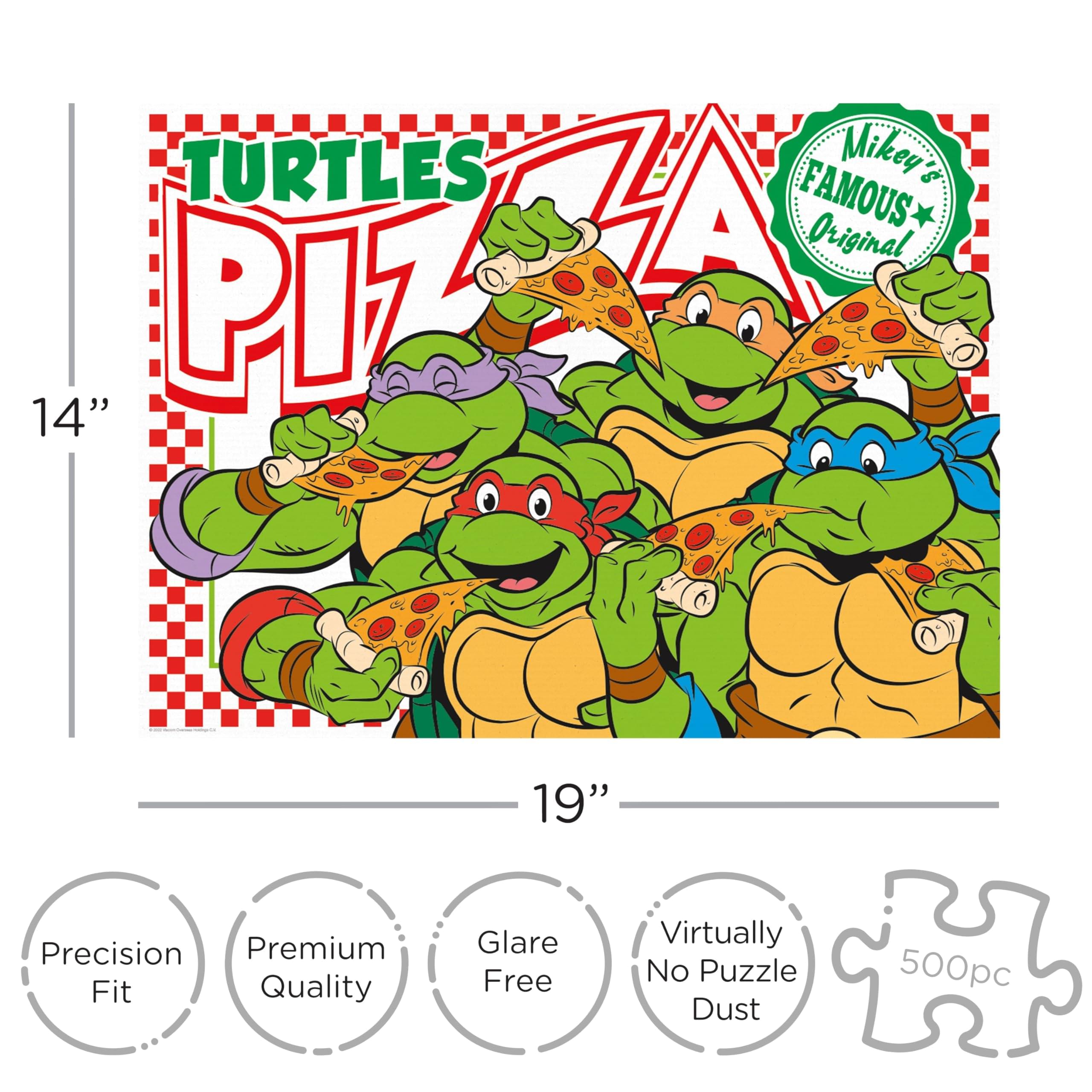 Teenage Mutant Ninja Turtles Pizza 500 Piece Jigsaw Puzzle