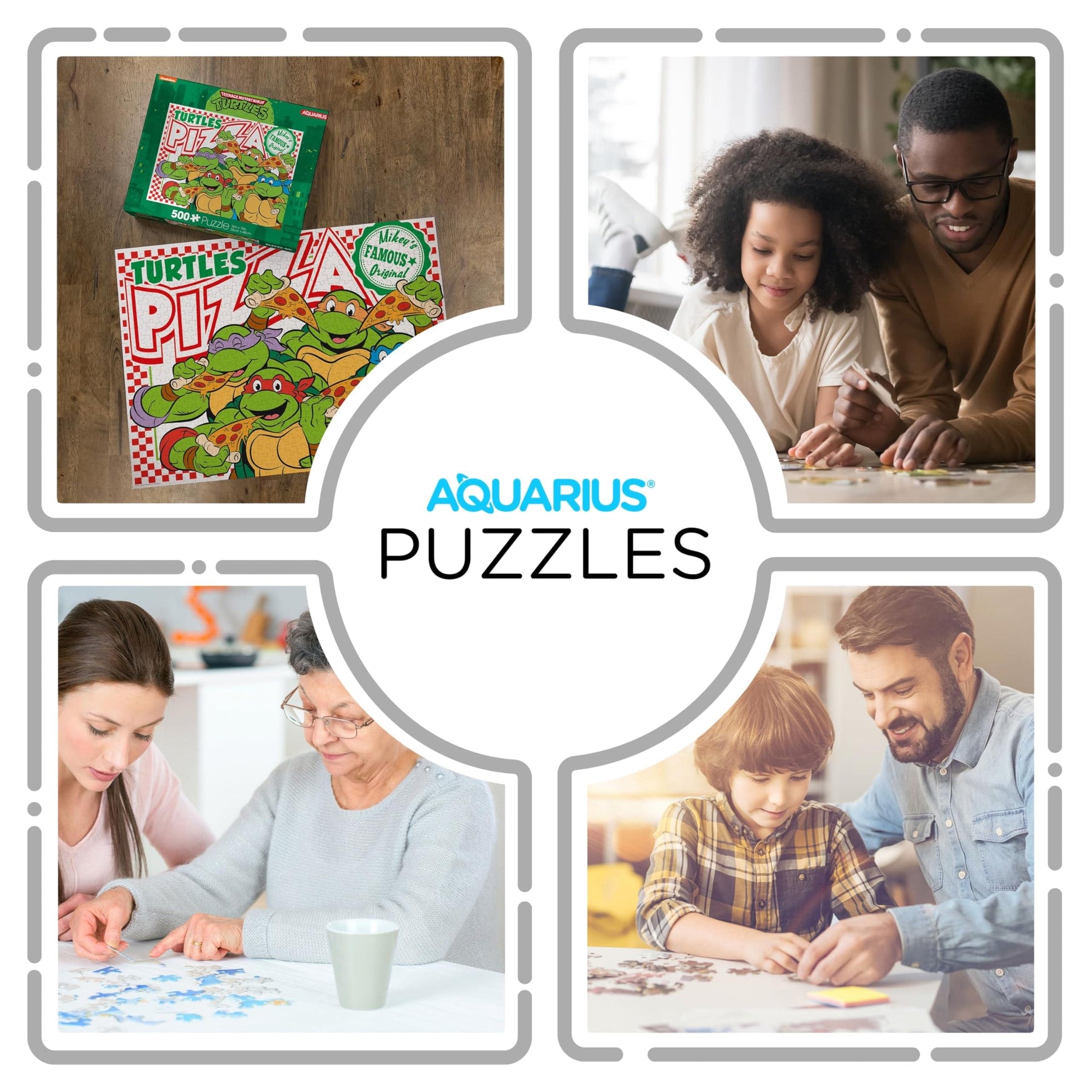 Teenage Mutant Ninja Turtles Pizza 500 Piece Jigsaw Puzzle