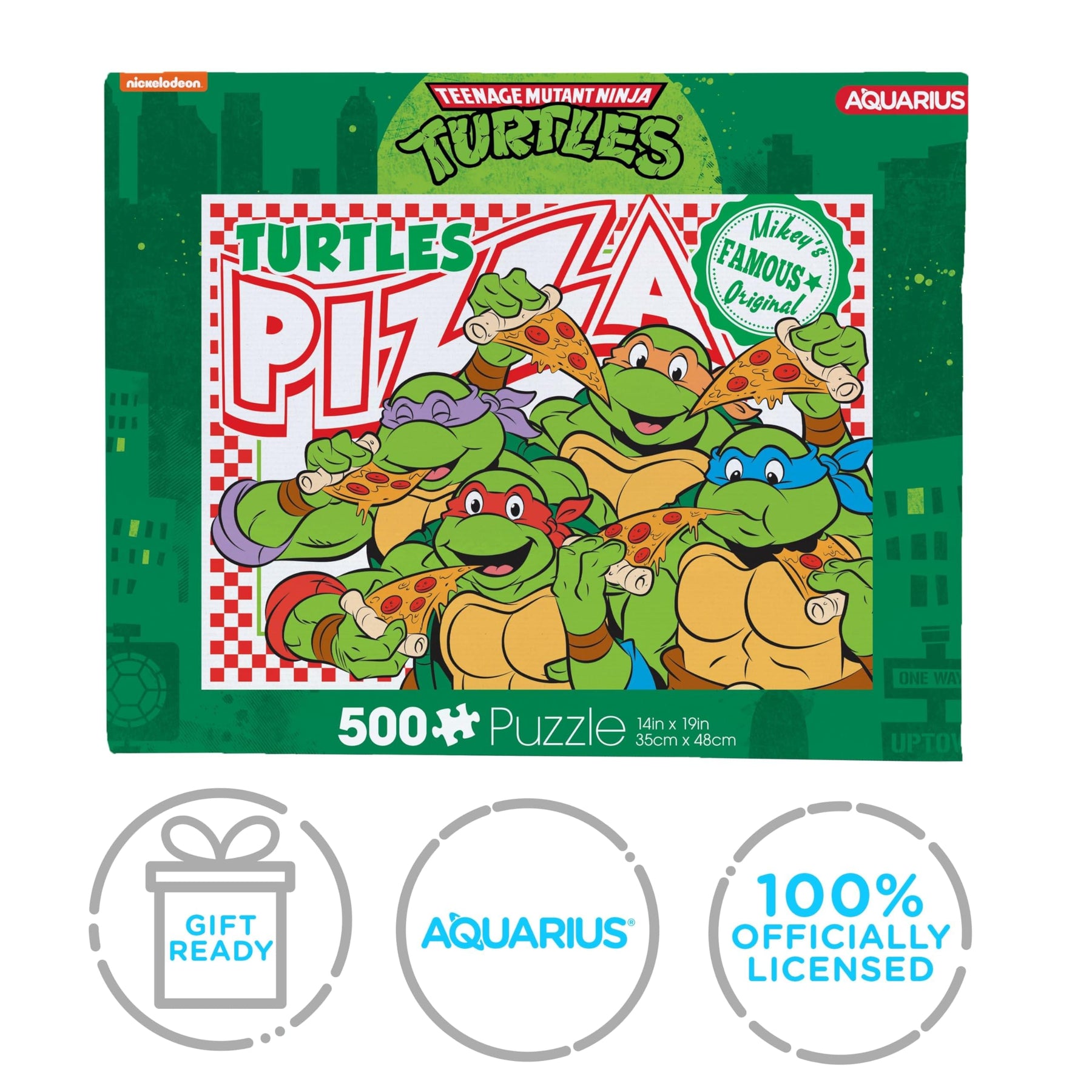 Teenage Mutant Ninja Turtles Pizza 500 Piece Jigsaw Puzzle