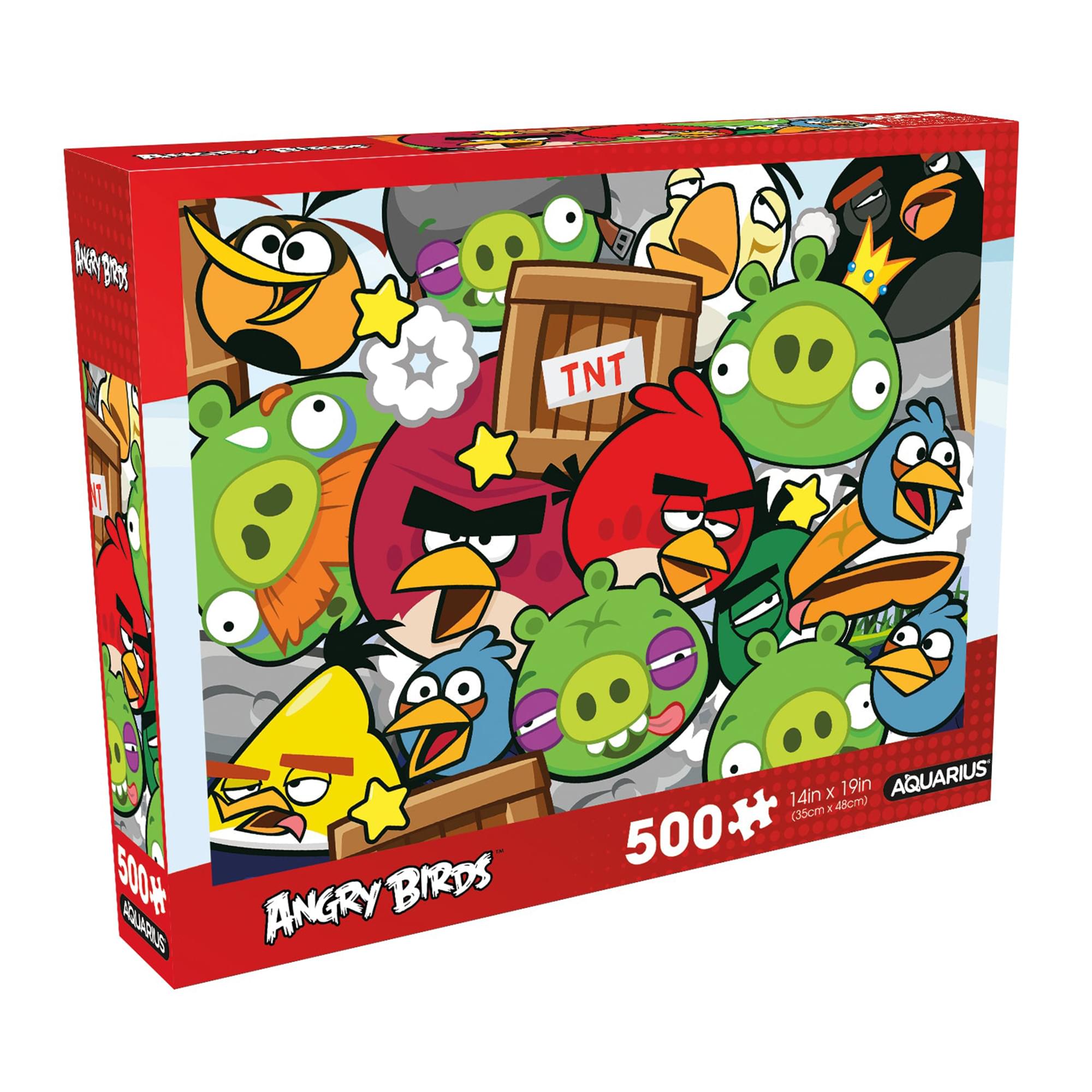 Angry Birds Collage 500 Piece Jigsaw Puzzle