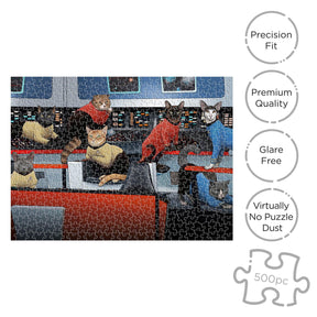 Star Trek Cats 500 Piece Jigsaw Puzzle (Vertical Box)