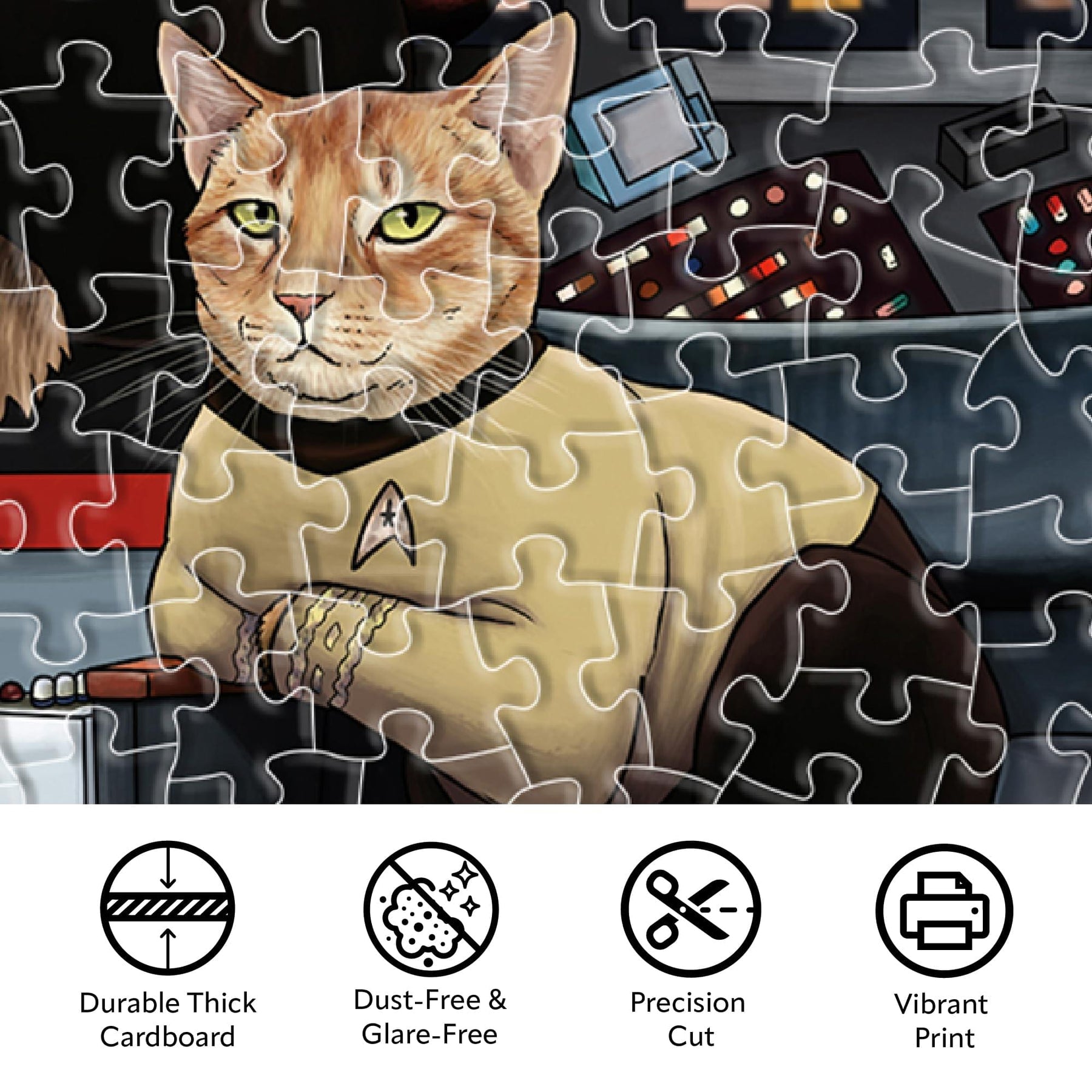 Star Trek Cats 500 Piece Jigsaw Puzzle (Vertical Box)