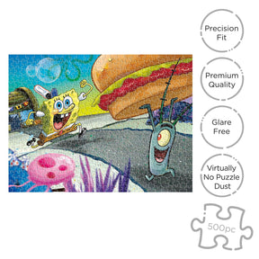 SpongeBob Plankton 500 Piece Jigsaw Puzzle (Vertical Box)