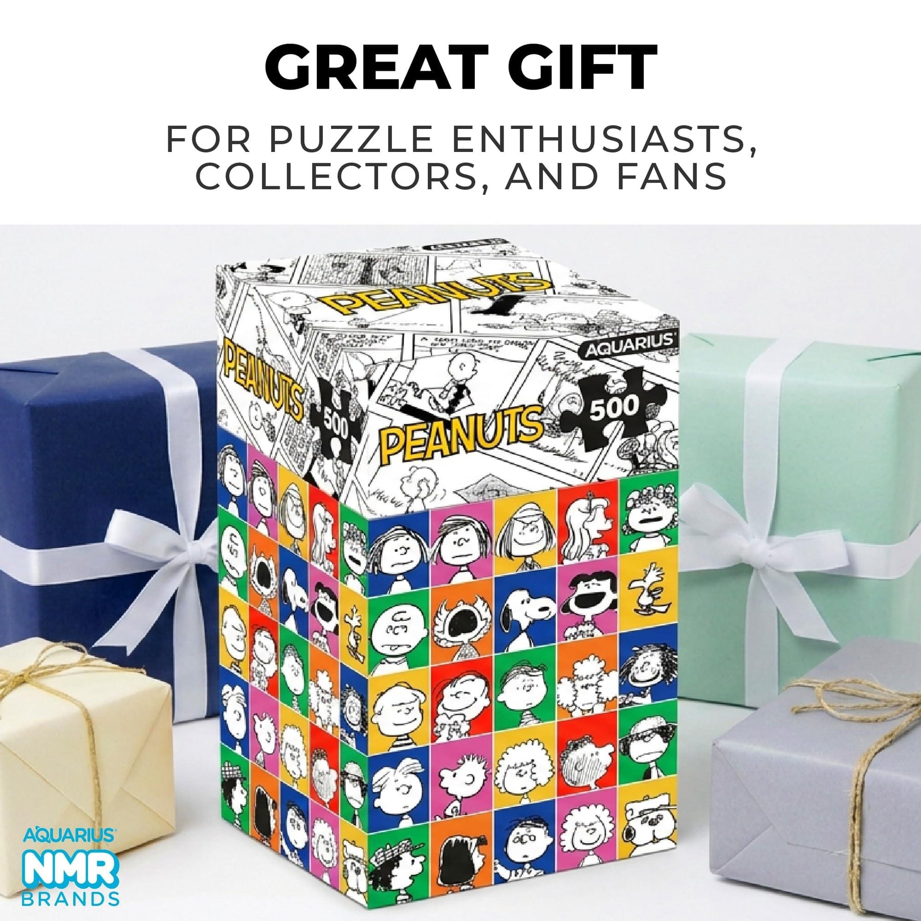 Peanuts Portraits 500 Piece Jigsaw Puzzle (Vertical Box)