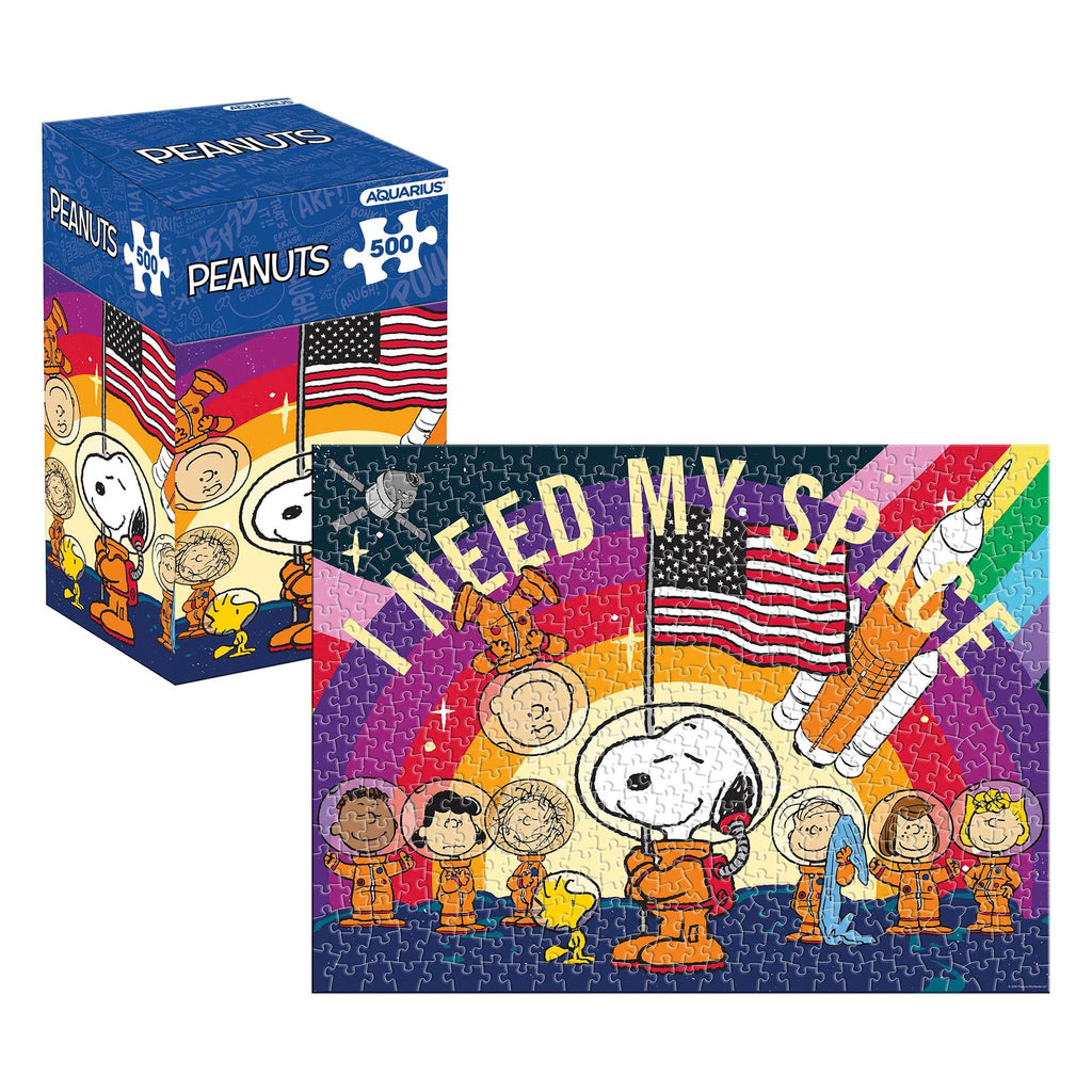 Peanuts Snoopy in Space 500 Piece Jigsaw Puzzle | Free Shipping