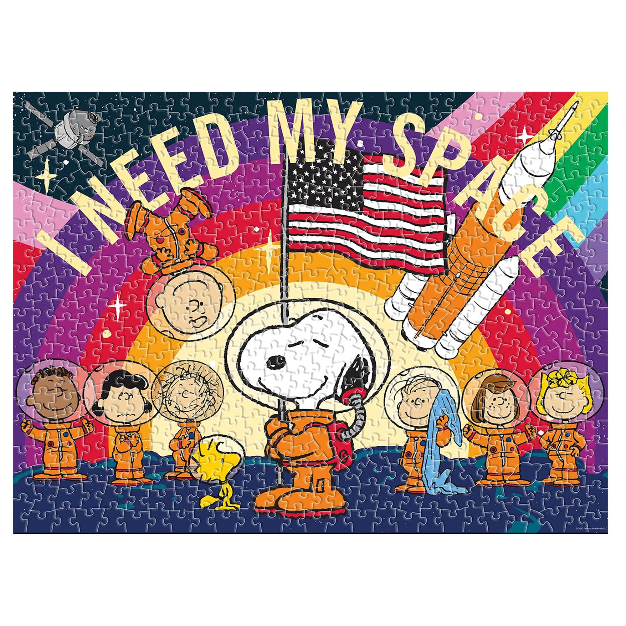 Peanuts Snoopy in Space 500 Piece Jigsaw Puzzle (Vertical Box)