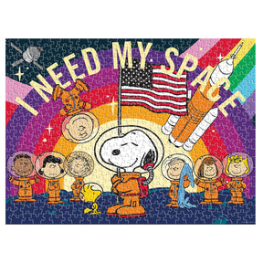 Peanuts Snoopy in Space 500 Piece Jigsaw Puzzle (Vertical Box)