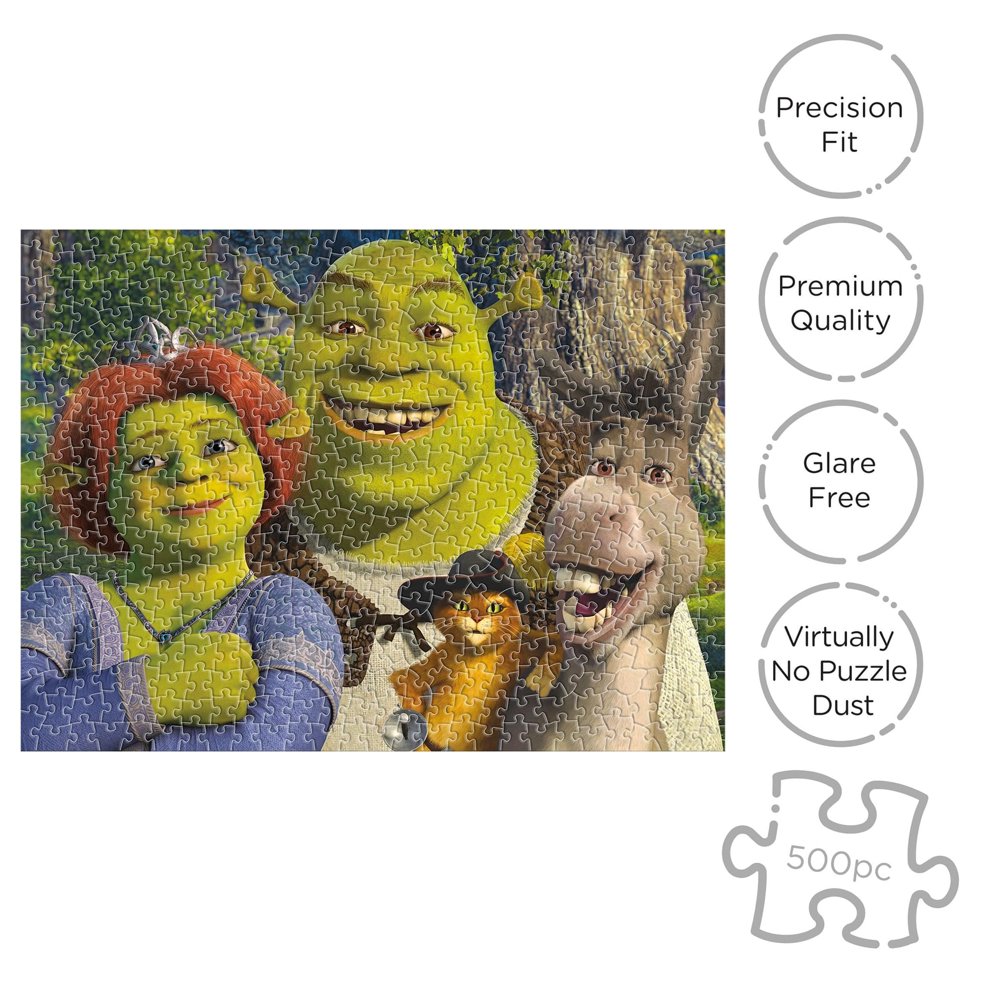 Shrek 500 Piece Jigsaw Puzzle (Vertical Box)