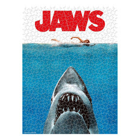 JAWS One Sheet 500 Piece Jigsaw Puzzle (Vertical Box)