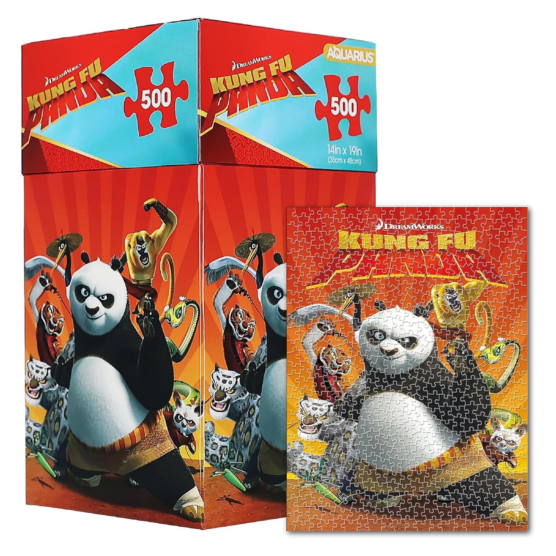 Kung Fu Panda 500-Piece Jigsaw Puzzle (Vertical Box)