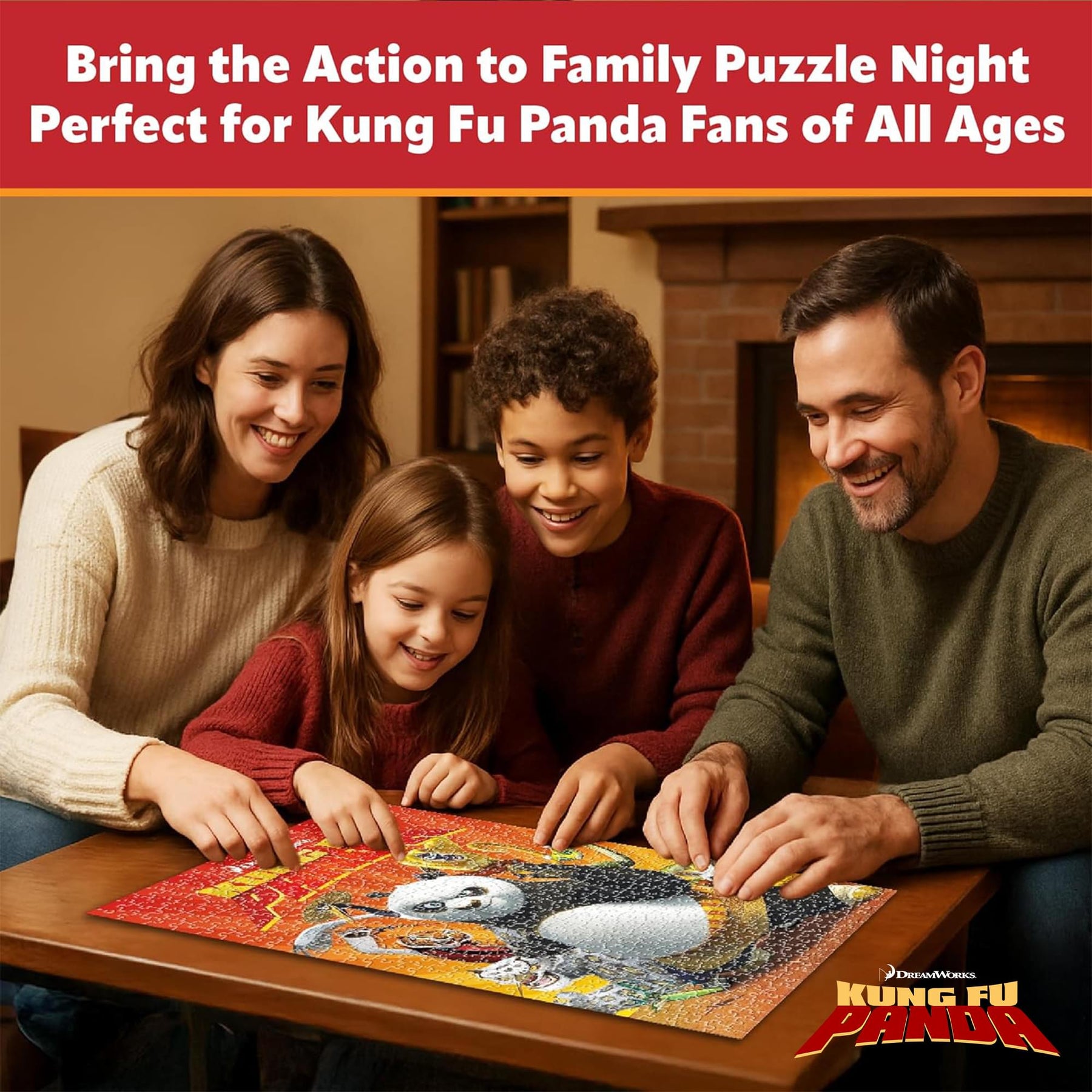 Kung Fu Panda 500-Piece Jigsaw Puzzle (Vertical Box)