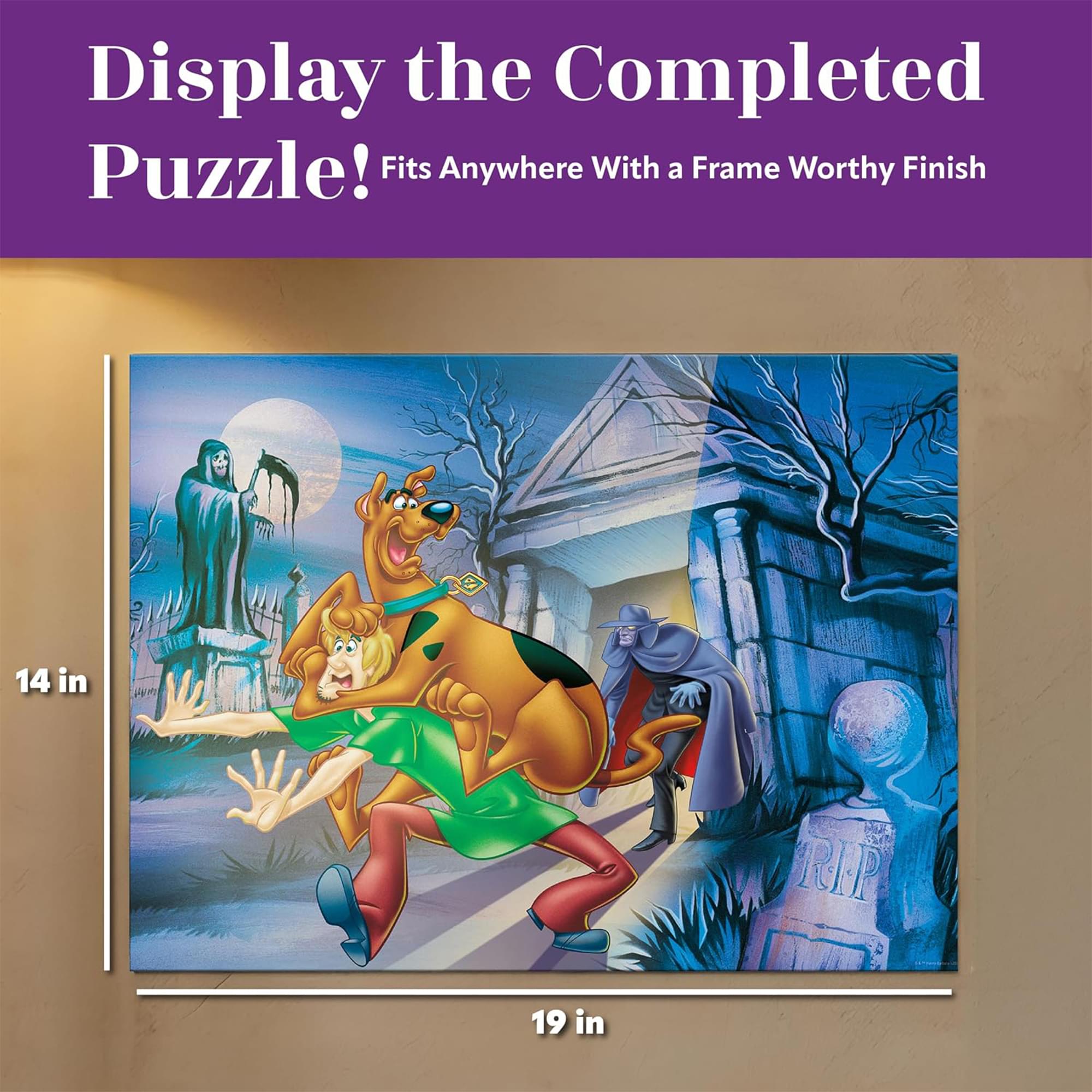 Scooby-Doo Scooby and Shaggy 500-Piece Jigsaw Puzzle | Vertical Box