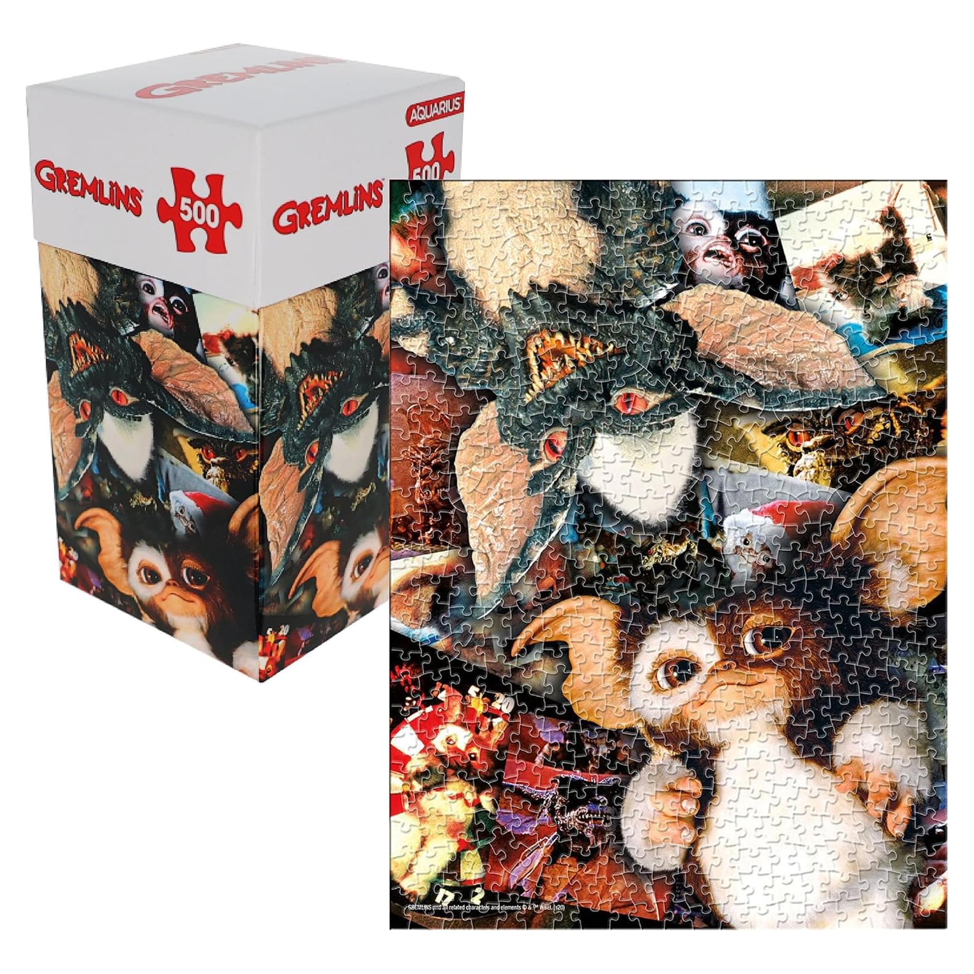 Gremlins Gizmo and Stripe 500-Piece Jigsaw Puzzle | Vertical Box