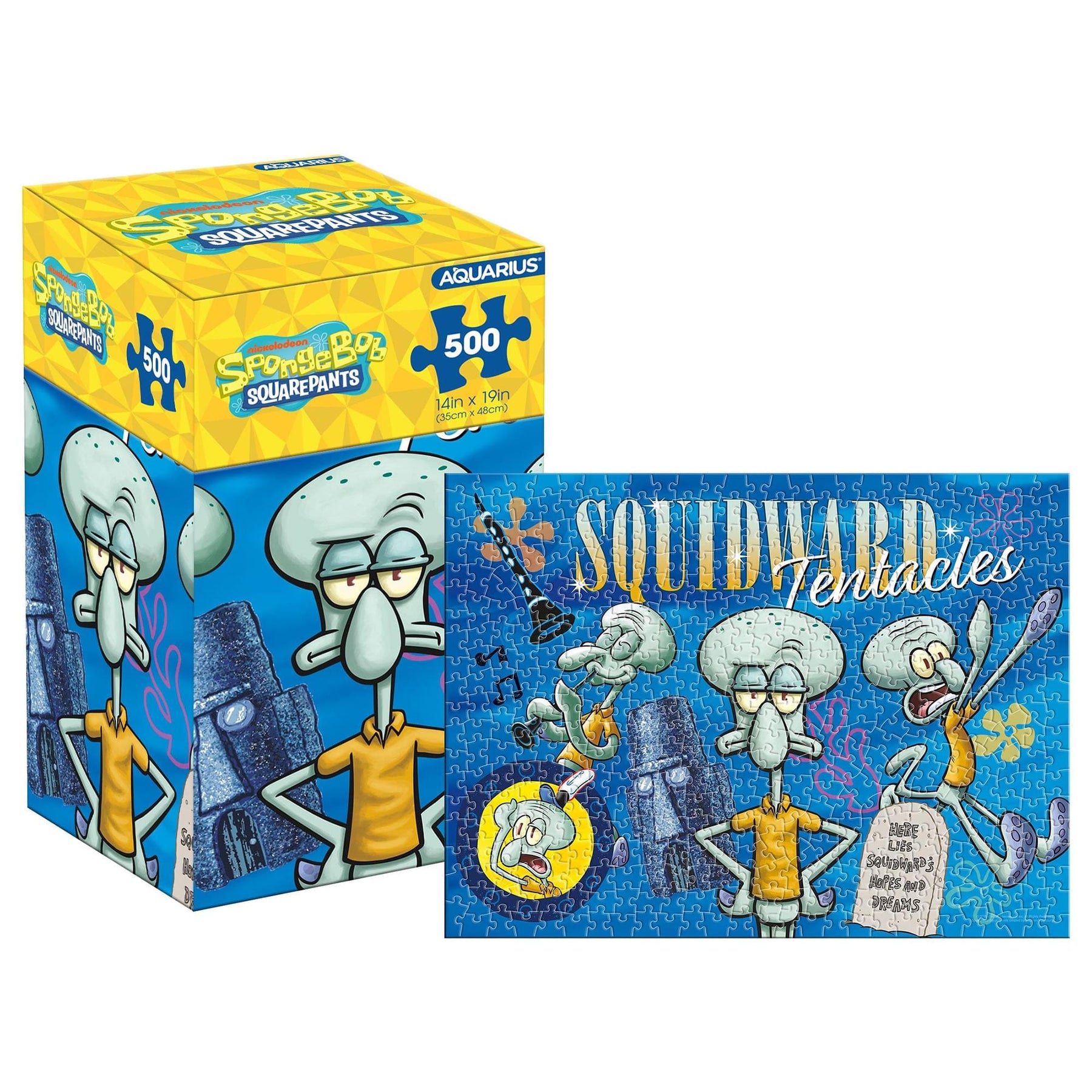 SpongeBob SquarePants Squidward 500-Piece Jigsaw Puzzle (Vertical Box)