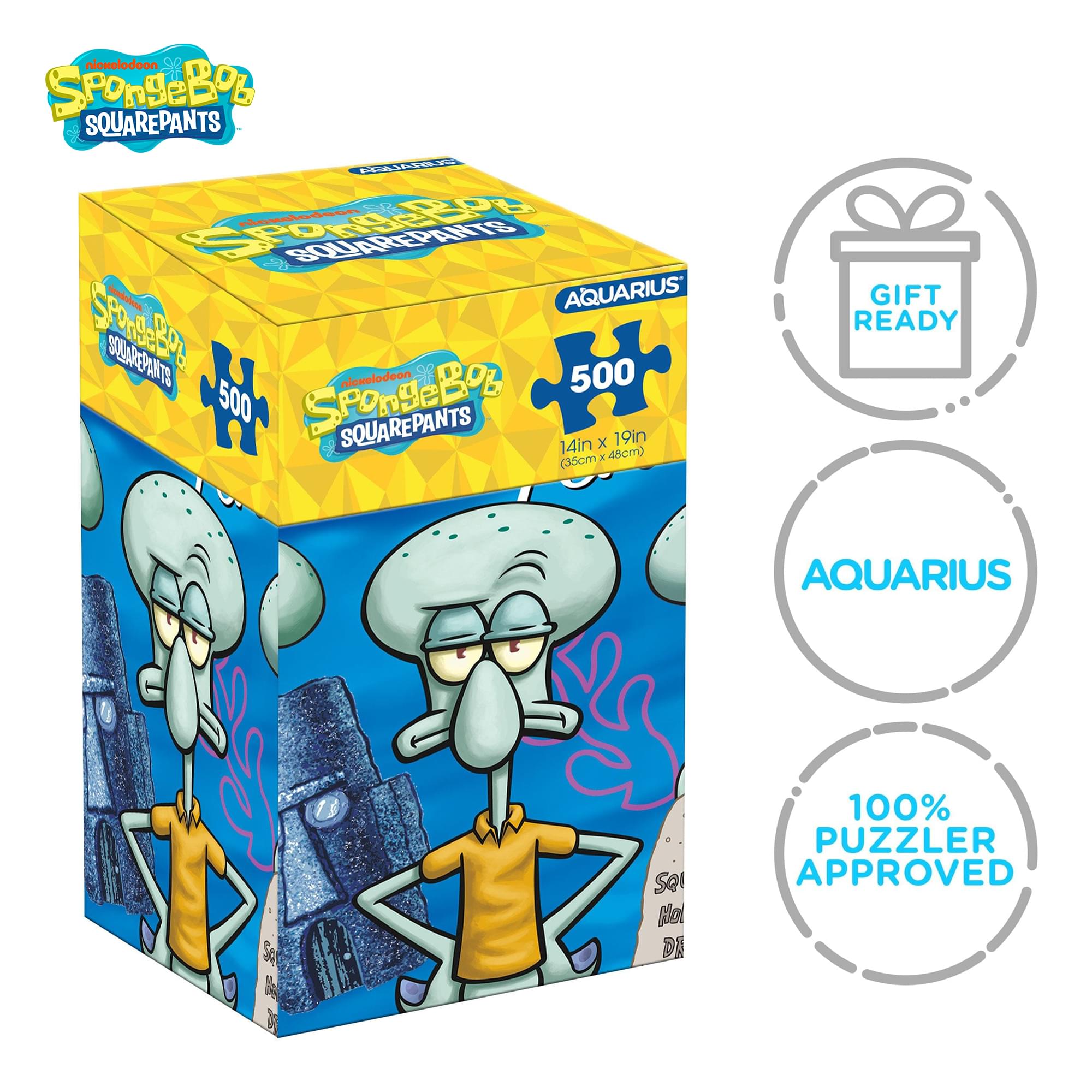 SpongeBob SquarePants Squidward 500-Piece Jigsaw Puzzle (Vertical Box)
