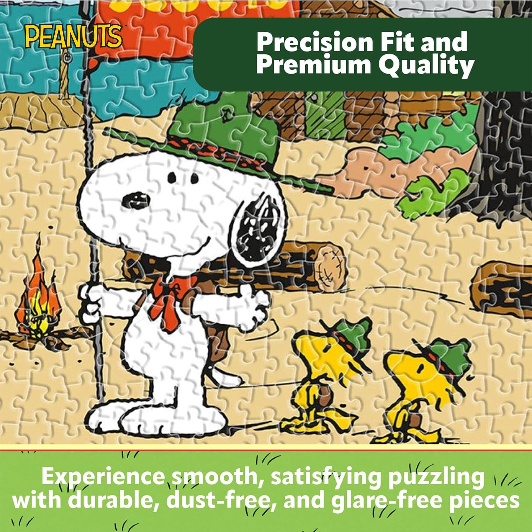 Peanuts Beagle Scouts 500-Piece Jigsaw Puzzle (Vertical Box)