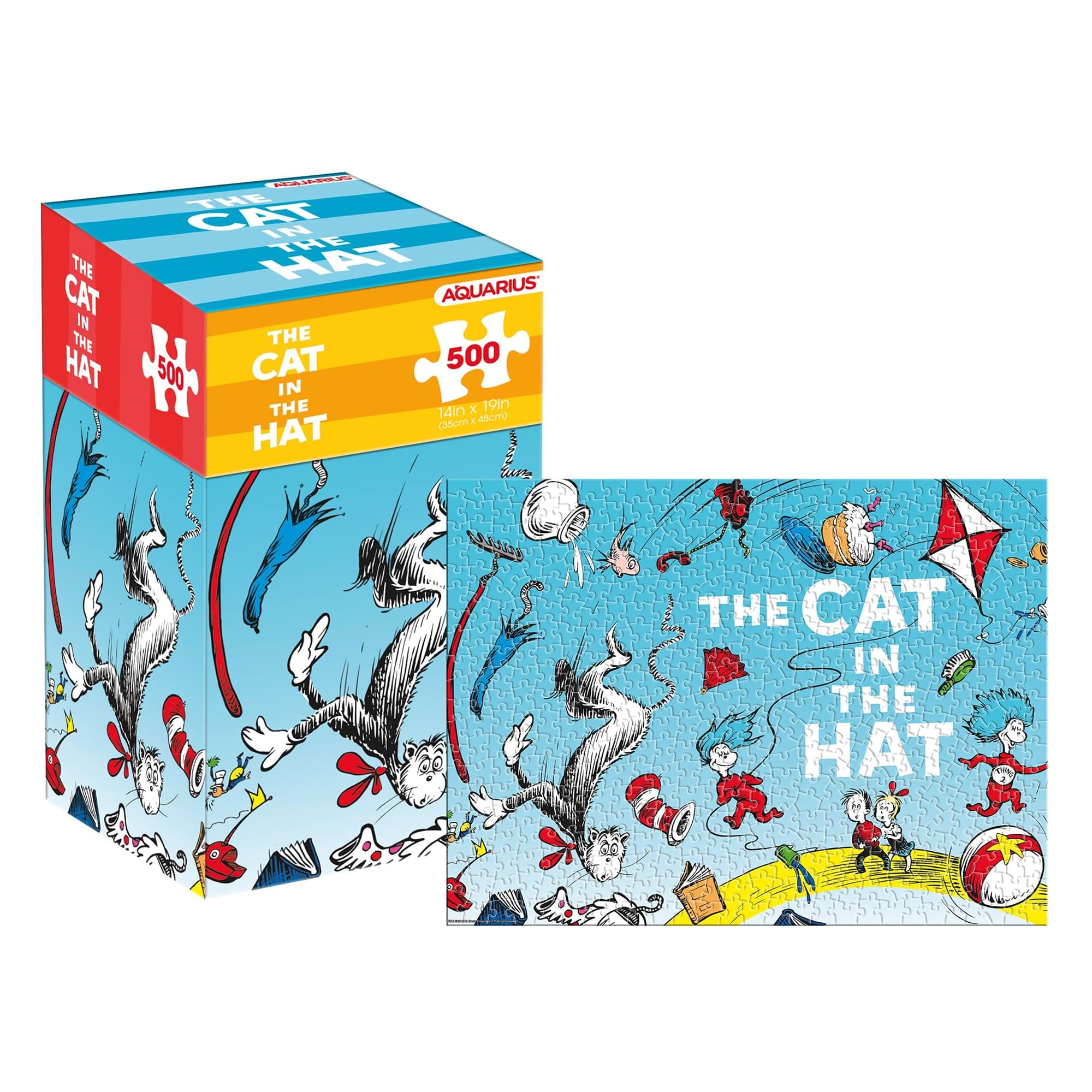 Dr. Seuss The Cat in The Hat 500-Piece Jigsaw Puzzle
