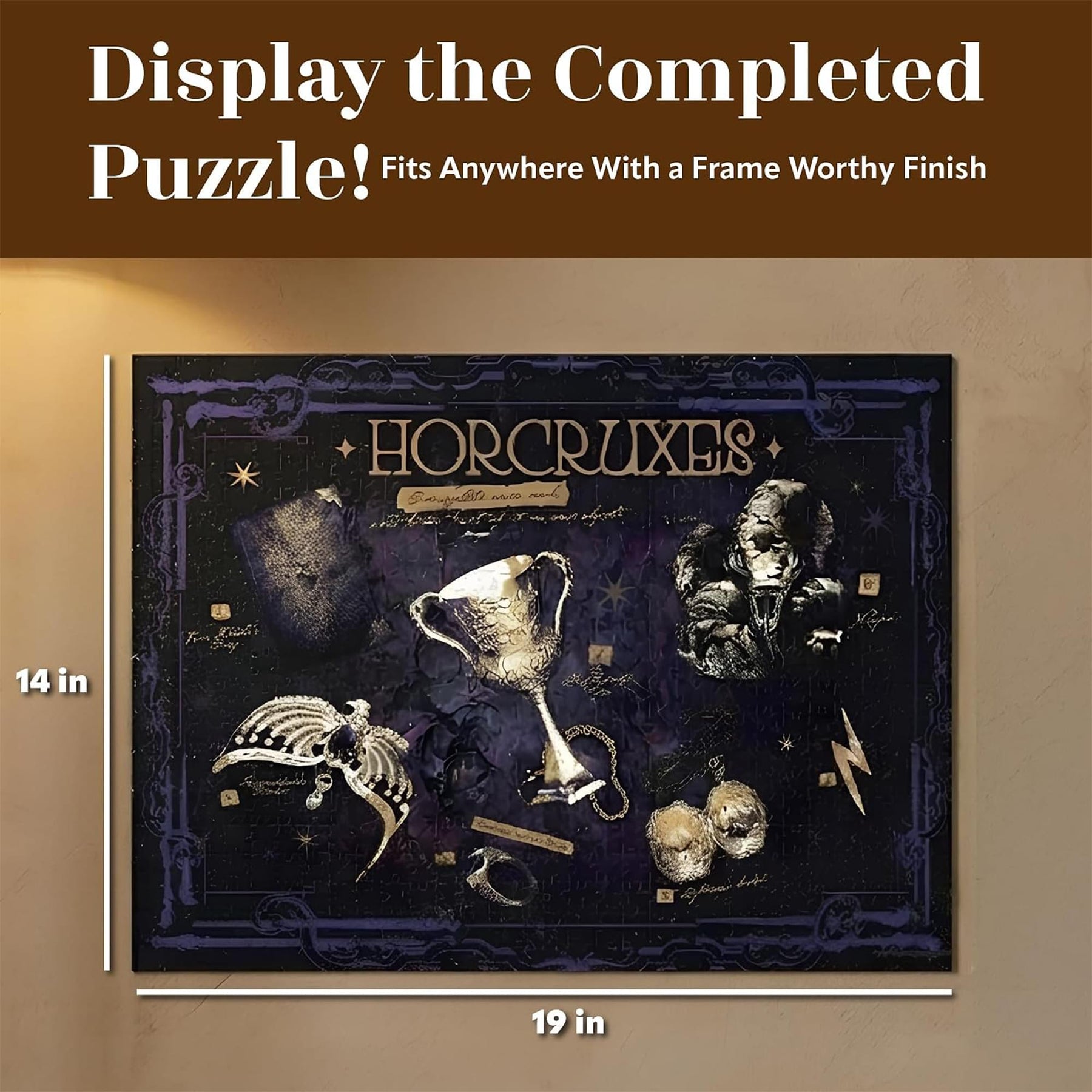 Harry Potter Horcruxes 500-Piece Jigsaw Puzzle | Vertical Box