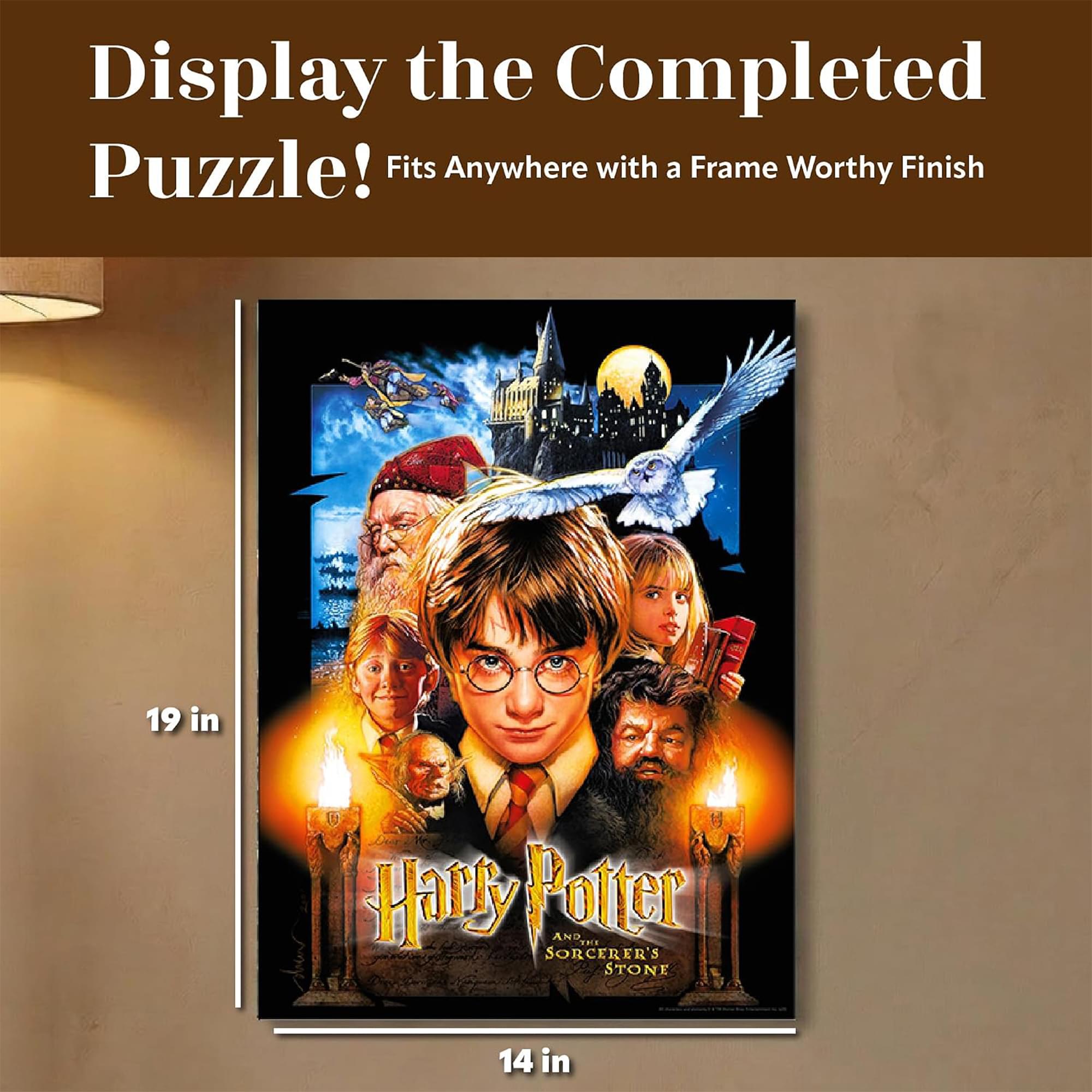 Harry Potter Sorcerer's Stone 500-Piece Jigsaw Puzzle (Vertical Box)