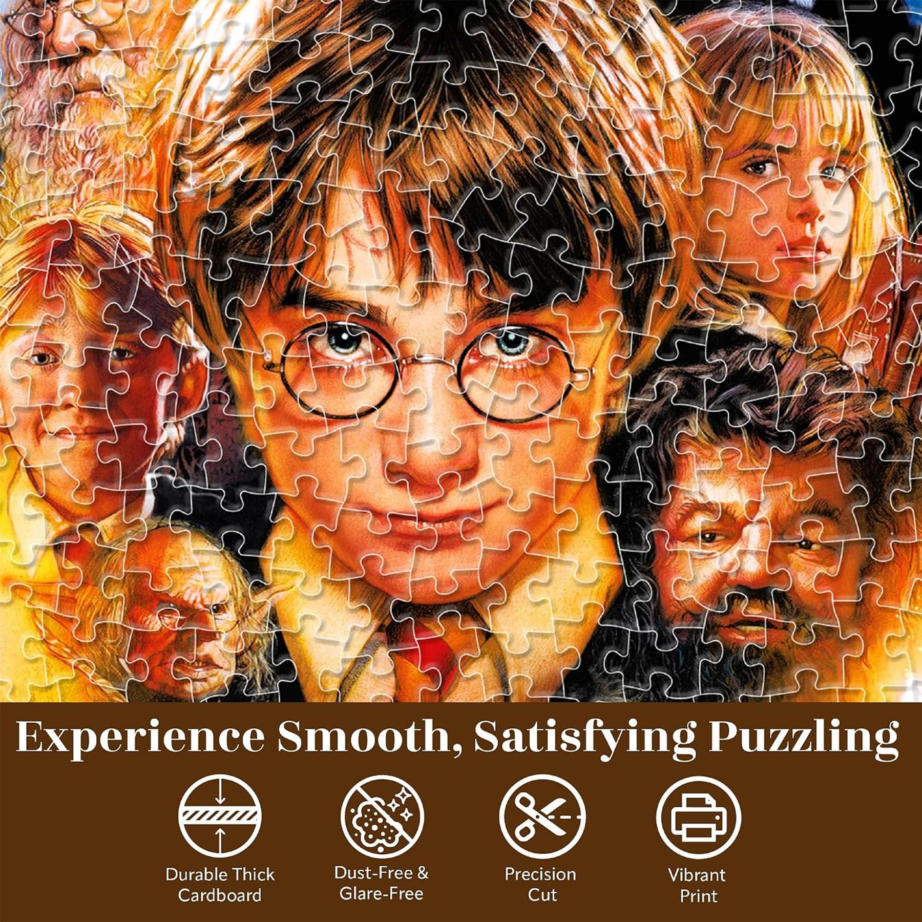 Harry Potter Sorcerer's Stone 500-Piece Jigsaw Puzzle (Vertical Box)