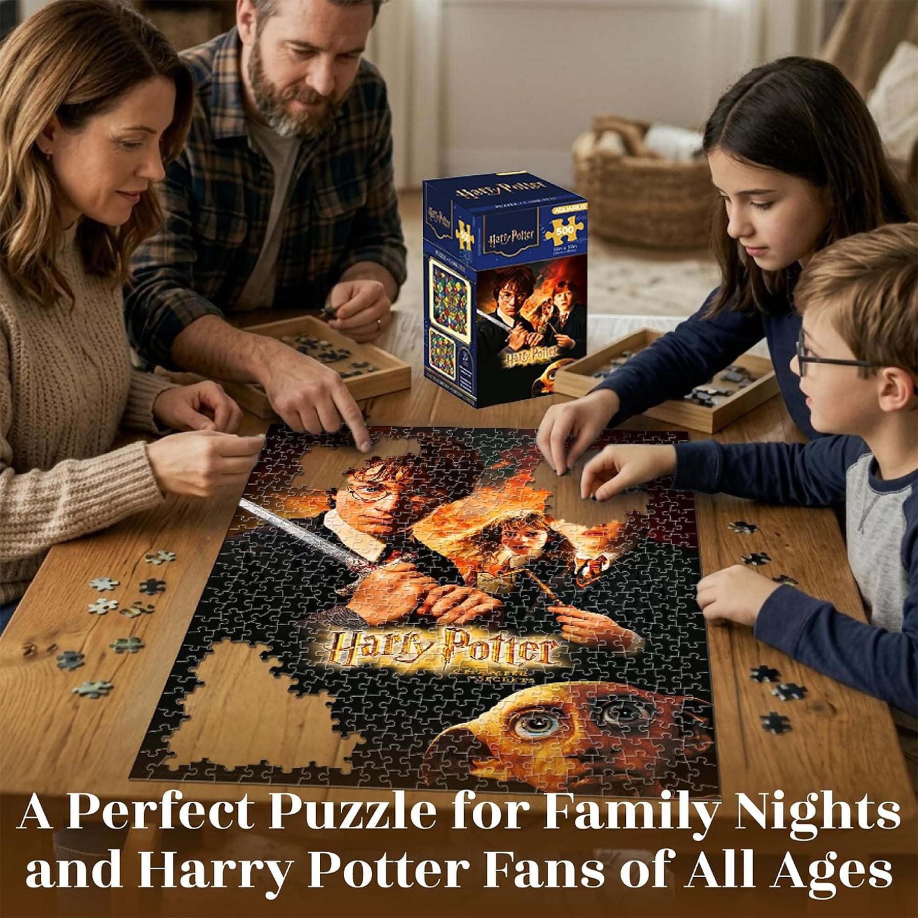 Harry Potter Chamber of Secrets 500-Piece Jigsaw Puzzle (Vertical Box)