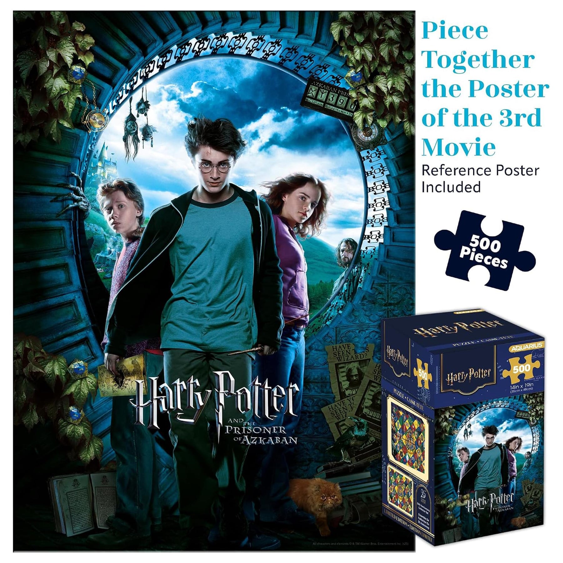 Harry Potter Prisoner Of Azkaban 500-Piece Jigsaw Puzzle (Vertical Box)
