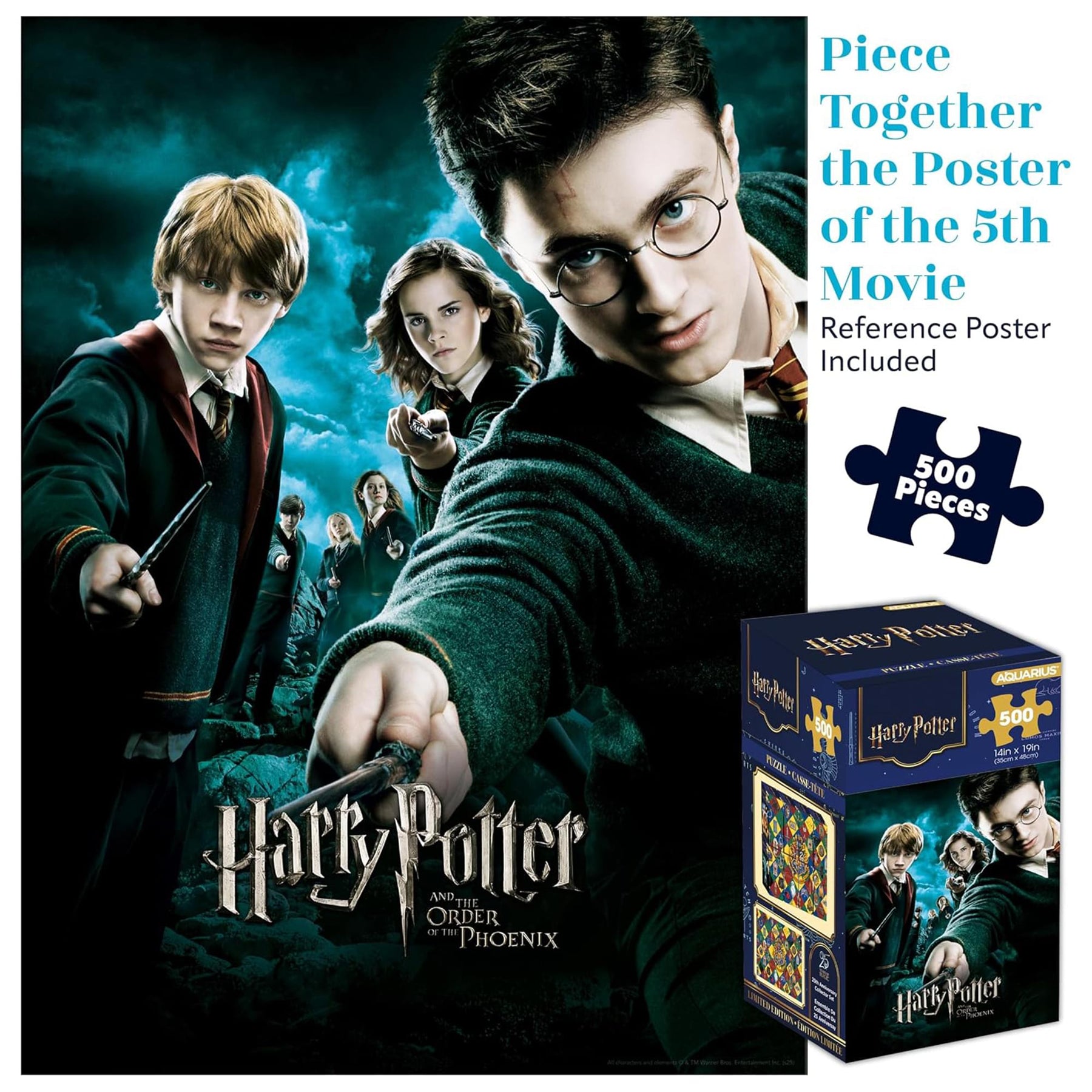Harry Potter Order Of The Phoenix 500-Piece Jigsaw Puzzle (Vertical Box)