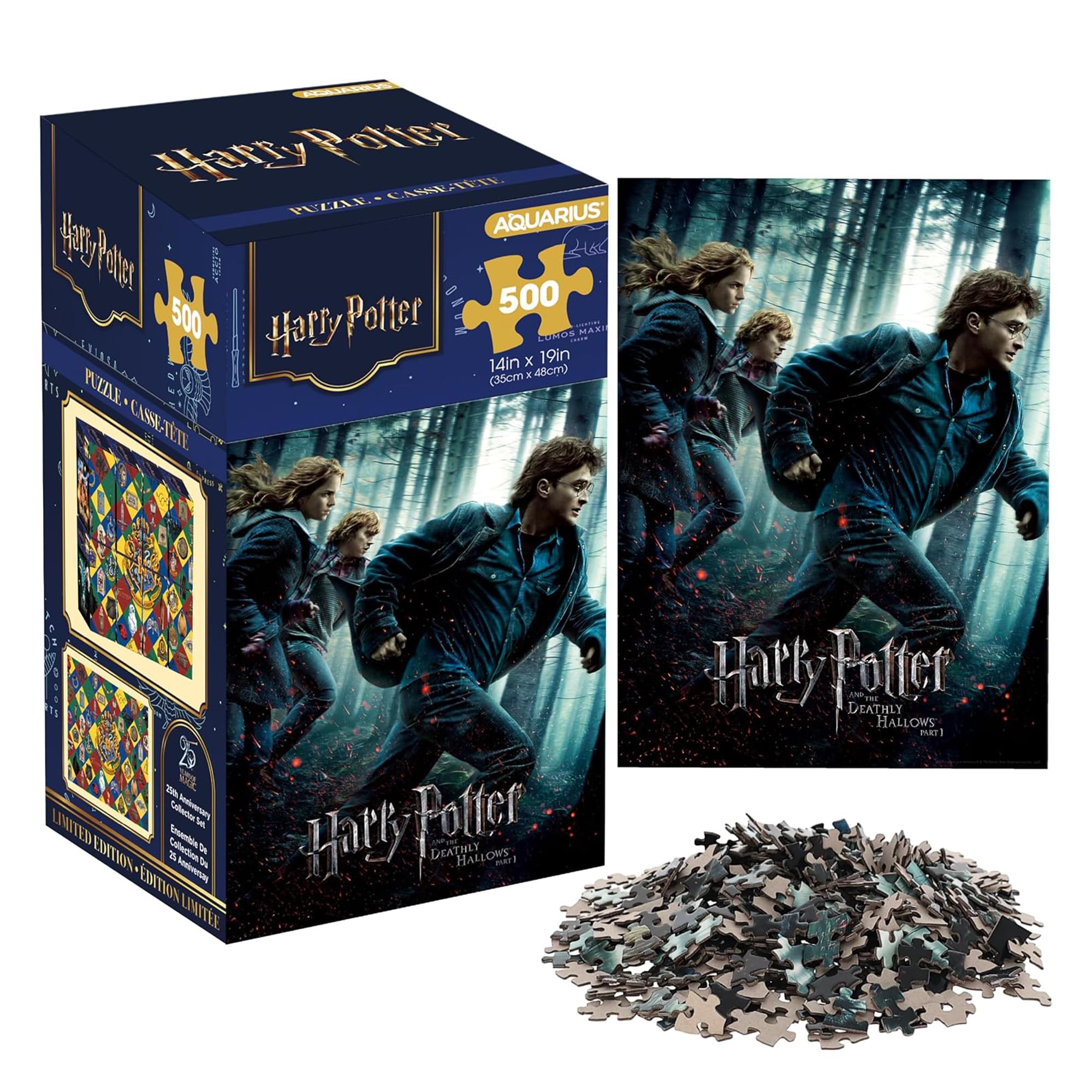 Harry Potter Deathly Hallows Part 1 500-Piece Jigsaw Puzzle (Vertical Box)