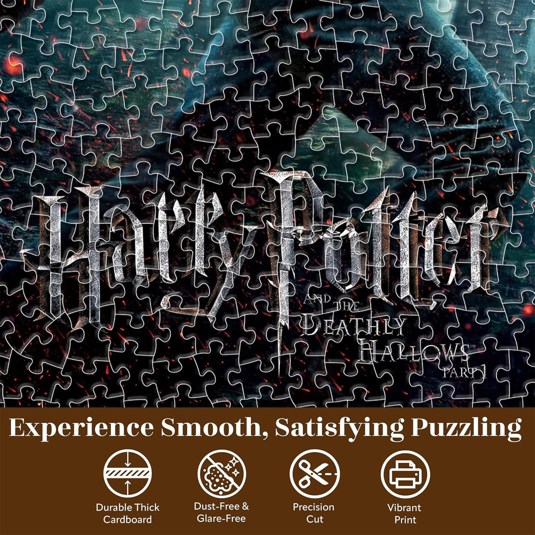 Harry Potter Deathly Hallows Part 1 500-Piece Jigsaw Puzzle (Vertical Box)