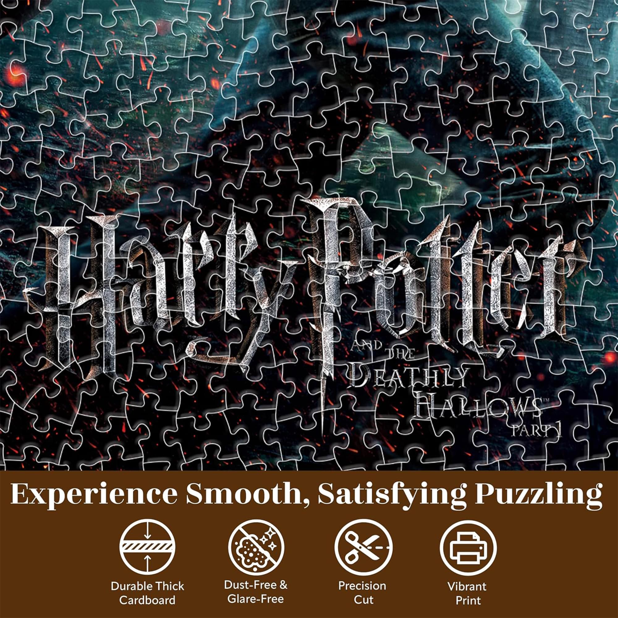 Harry Potter Deathly Hallows Part 1 500-Piece Jigsaw Puzzle (Vertical Box)