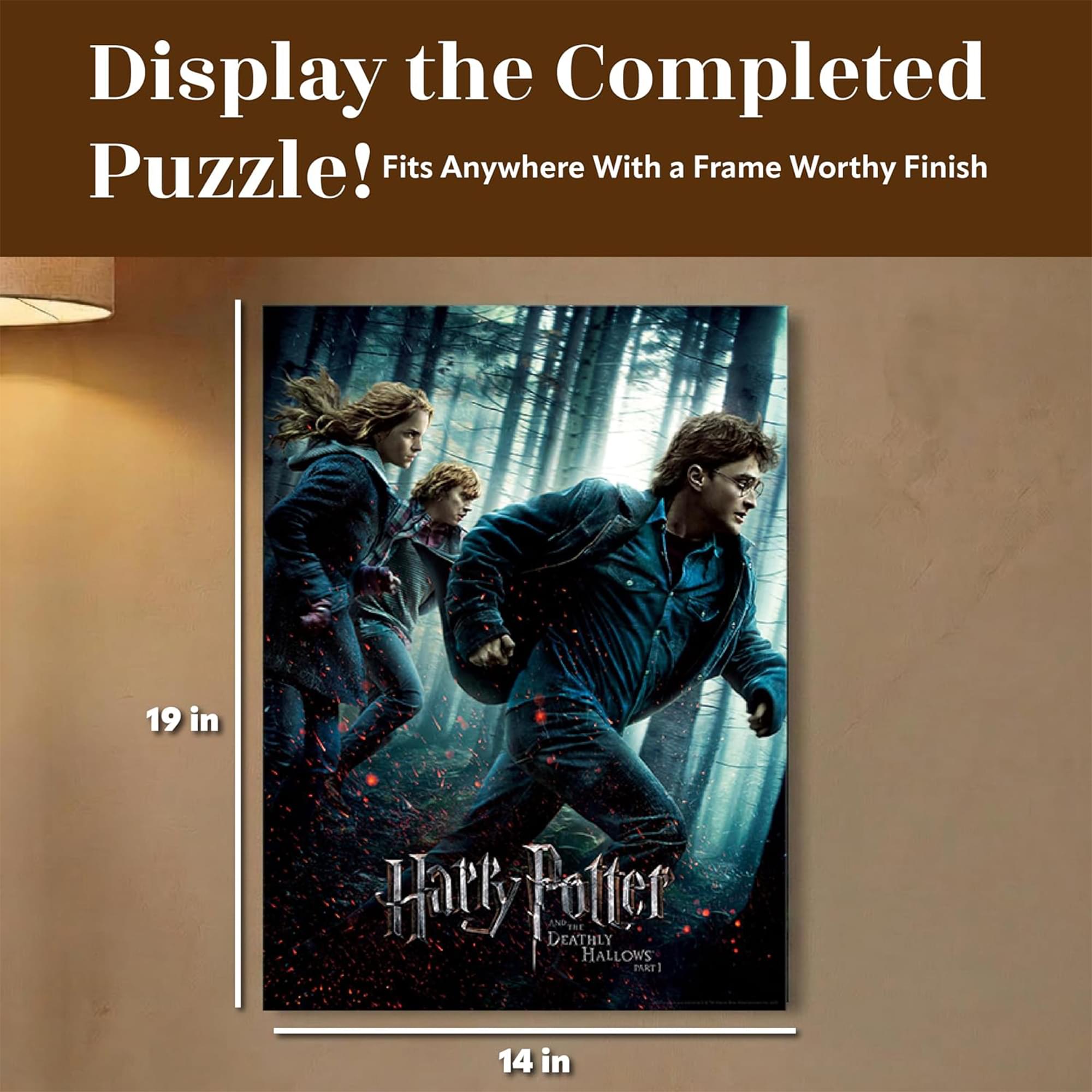 Harry Potter Deathly Hallows Part 1 500-Piece Jigsaw Puzzle (Vertical Box)